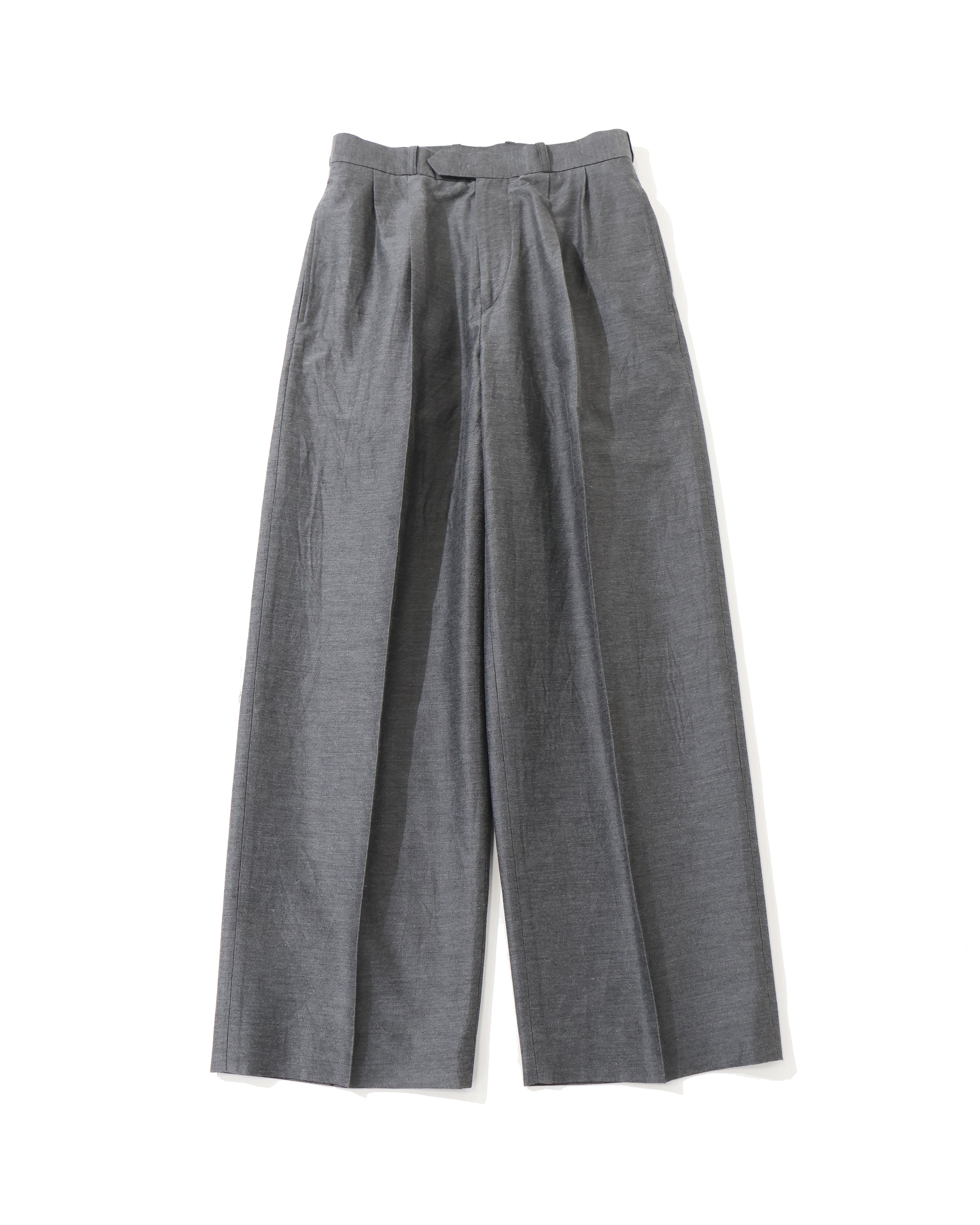 Silk-Wo-Co Two-tuck Slacks HeatherGrey – TIME AFTER TIME