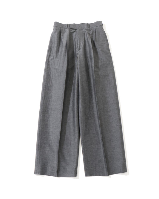 Silk-Wo-Co Two-tuck Slacks HeatherGrey