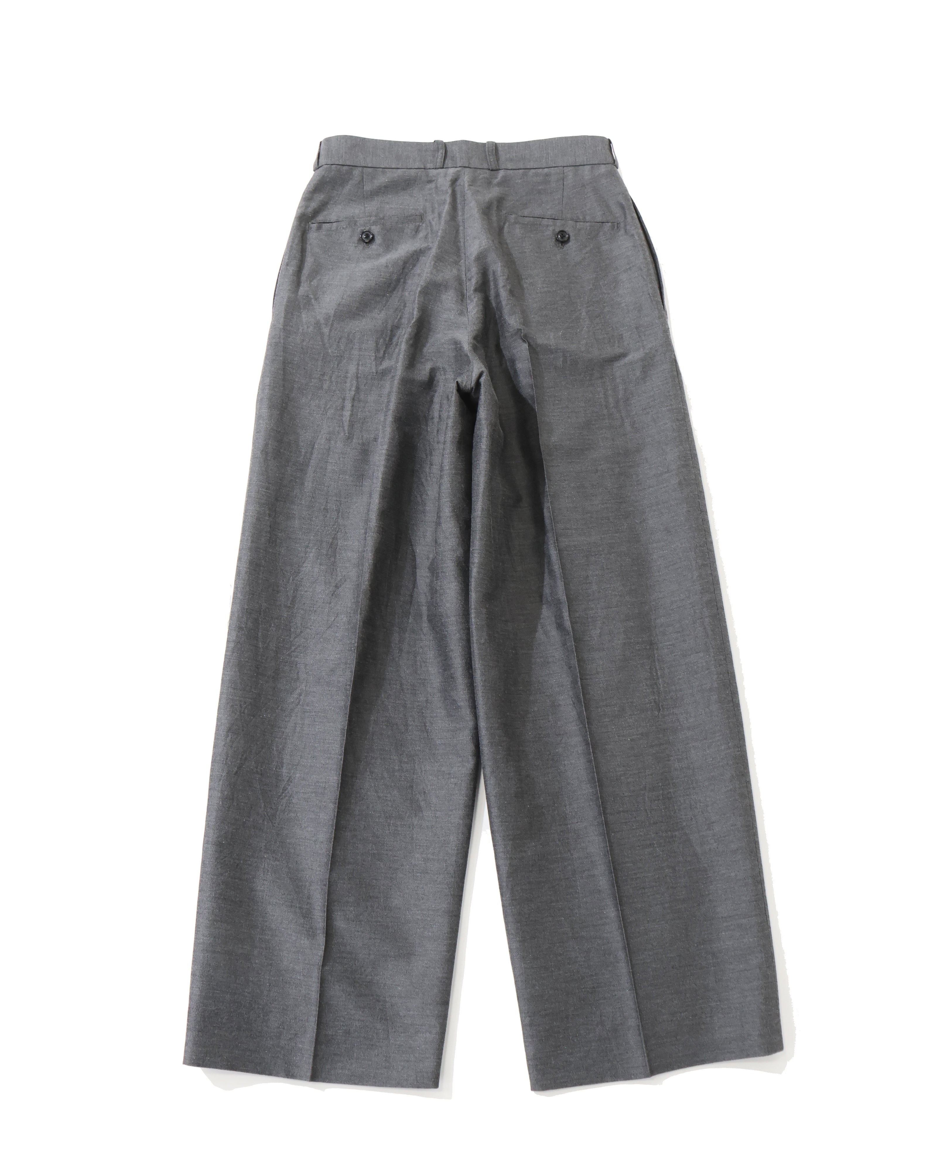 Silk-Wo-Co Two-tuck Slacks HeatherGrey – TIME AFTER TIME