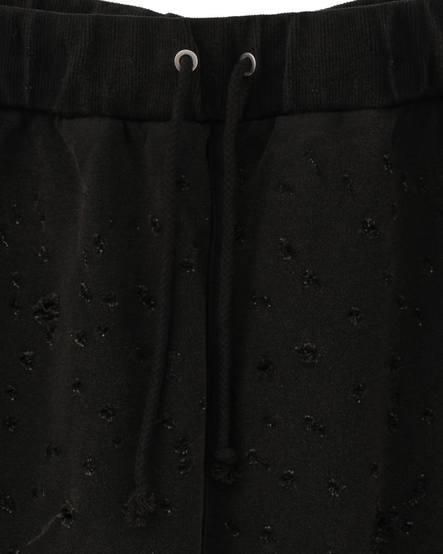 Damaged Baggy Sweat Pants