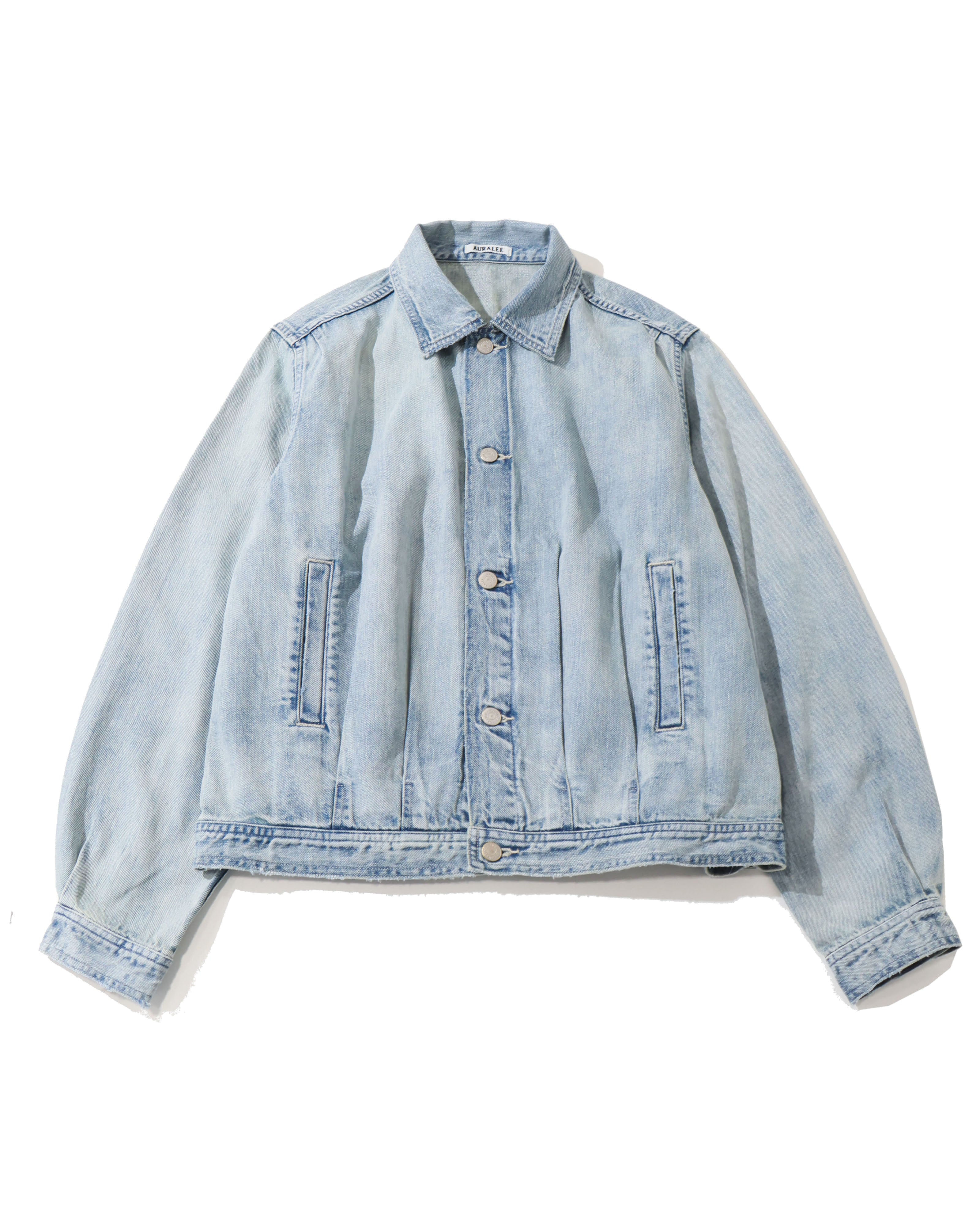 FADED SELVEDGE LIGHT DENIM BLOUSON LIGHT INDIGO (MENS) – TIME