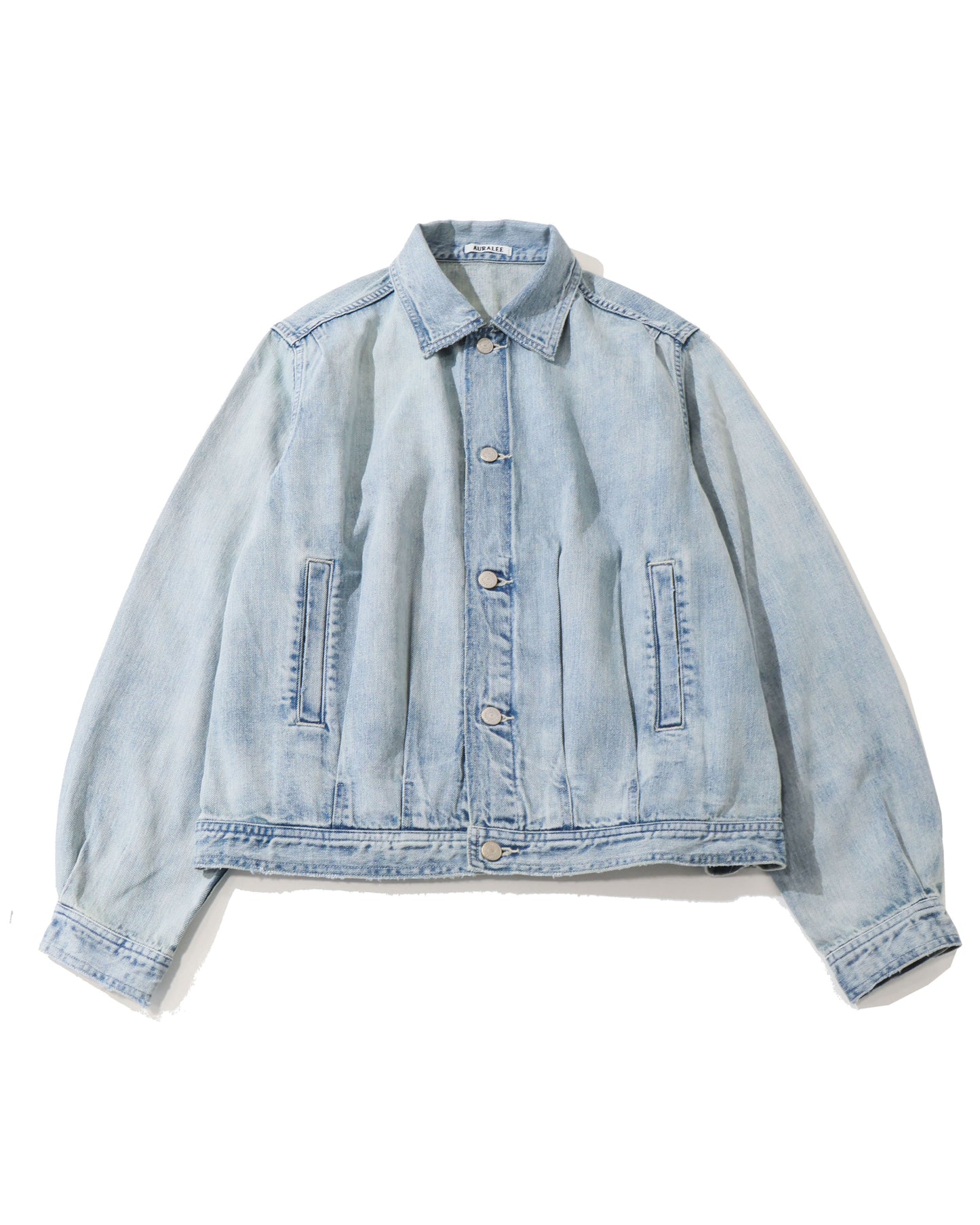 FADED SELVEDGE LIGHT DENIM BLOUSON LIGHT INDIGO (MENS)