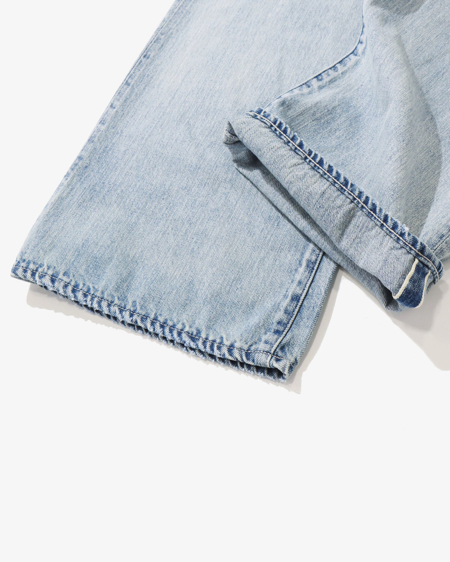 FADED SELVEDGE LIGHT DENIM PANTS LIGHT INDIGO (MENS)