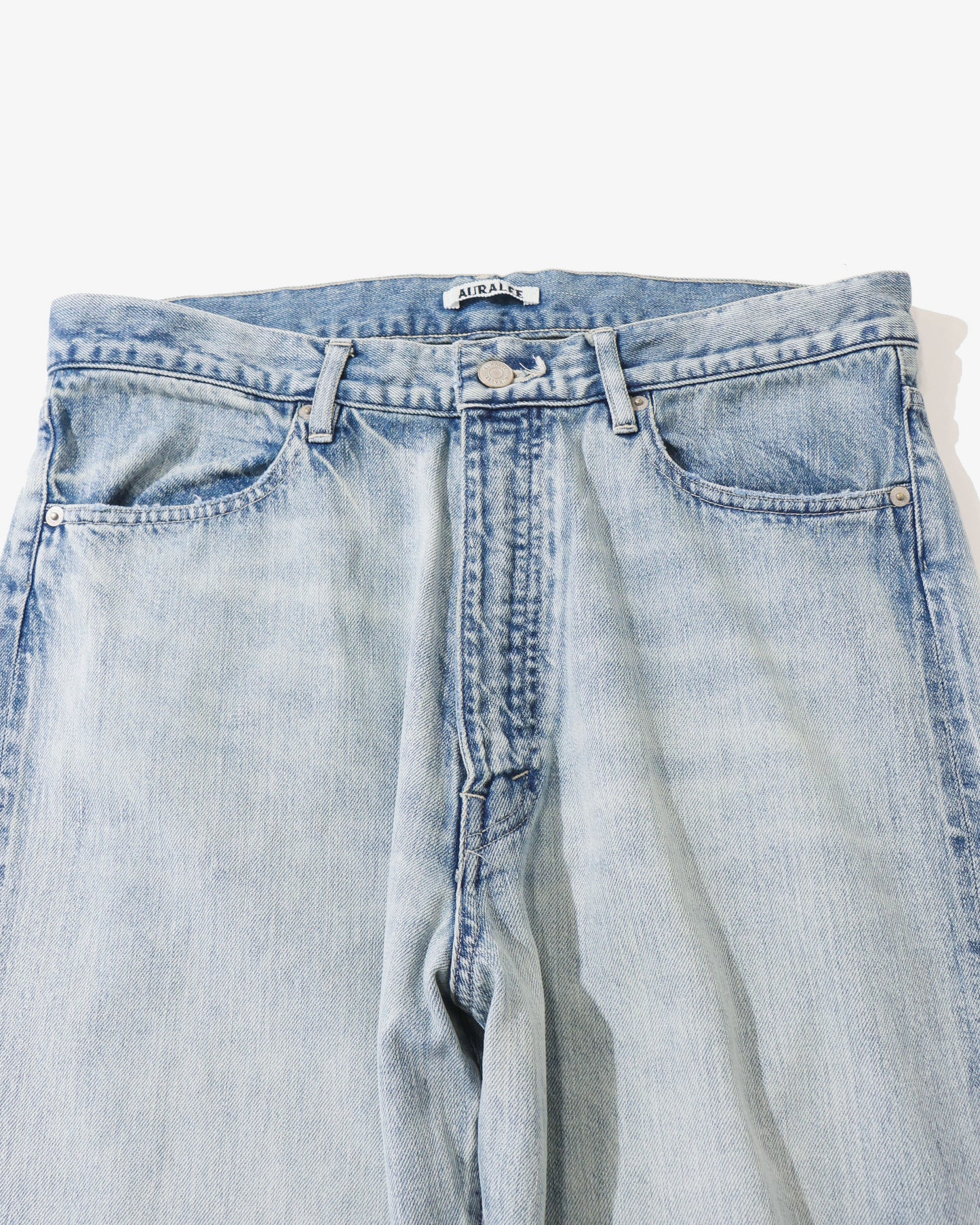FADED SELVEDGE LIGHT DENIM PANTS LIGHT INDIGO (MENS)