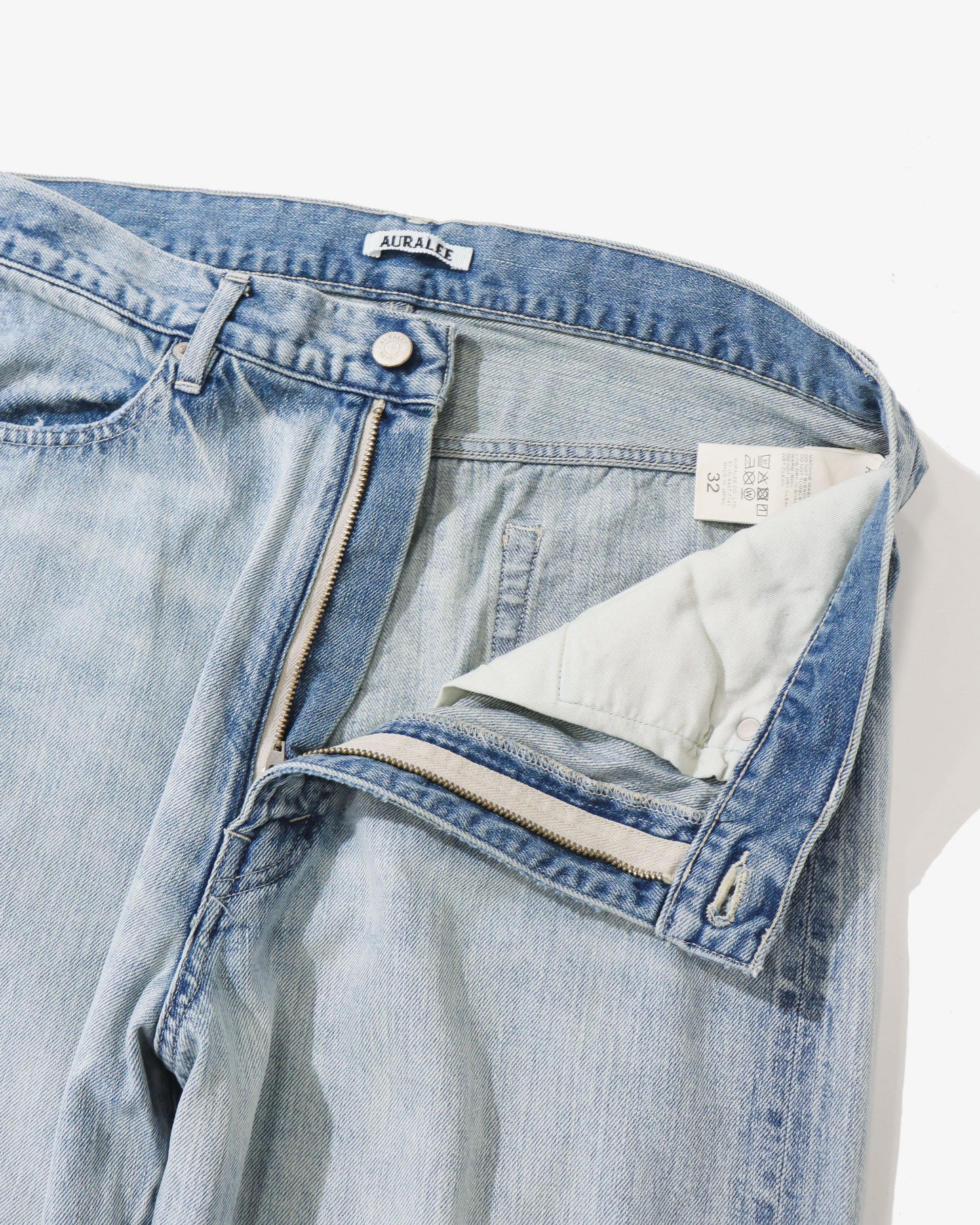 FADED SELVEDGE LIGHT DENIM PANTS LIGHT INDIGO (MENS)