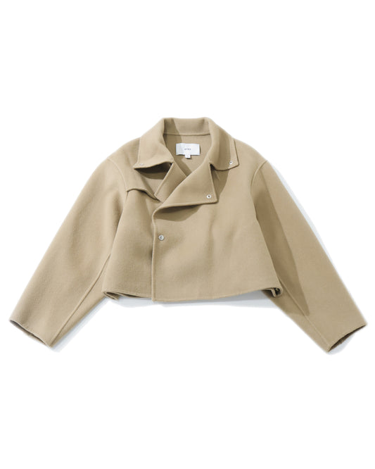 LIGHT DOUBLE-FACED CROPPED TRENCH COAT 17614