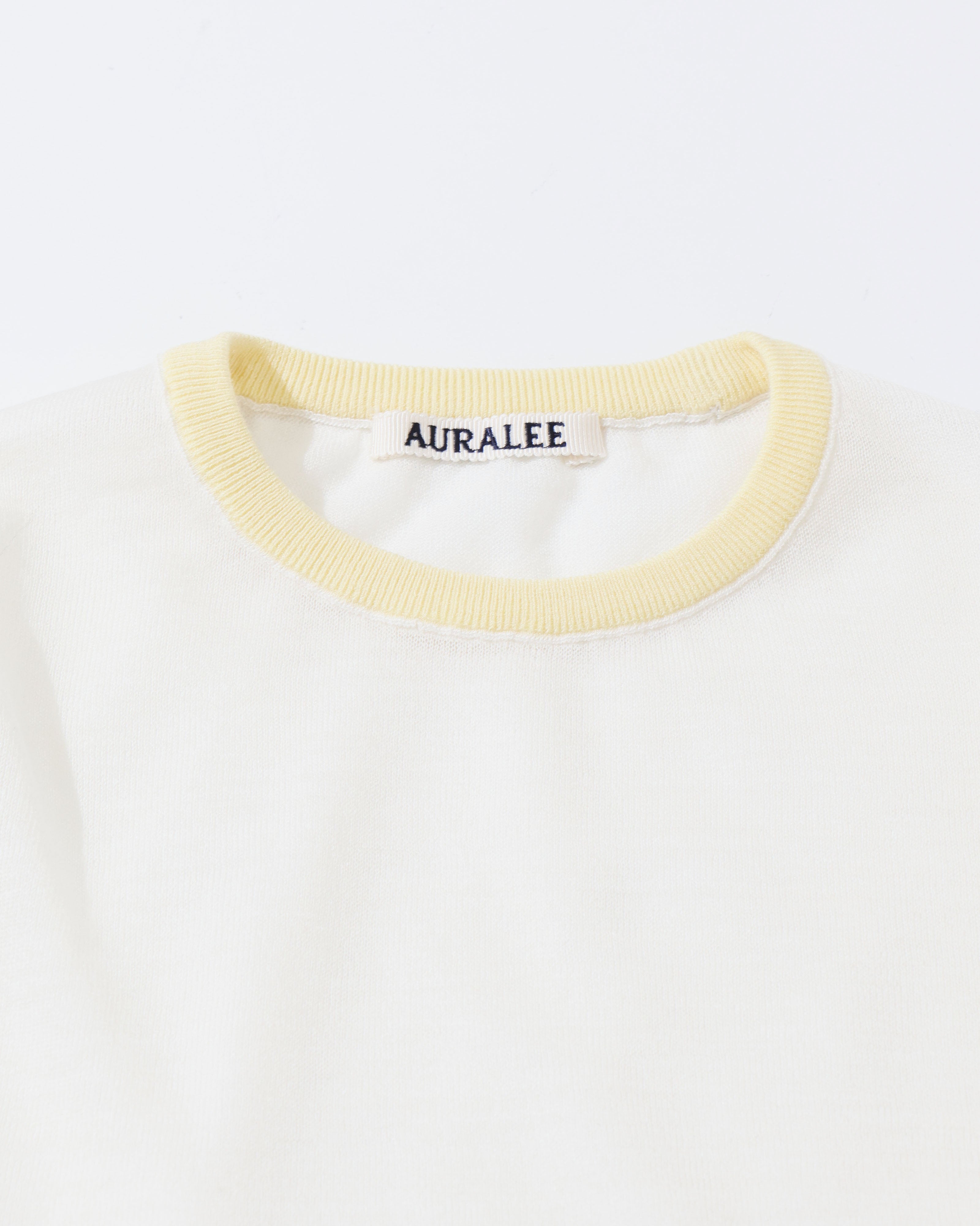 HARD TWIST HIGH GAUGE WOOL SILK KNIT TEE – TIME AFTER TIME