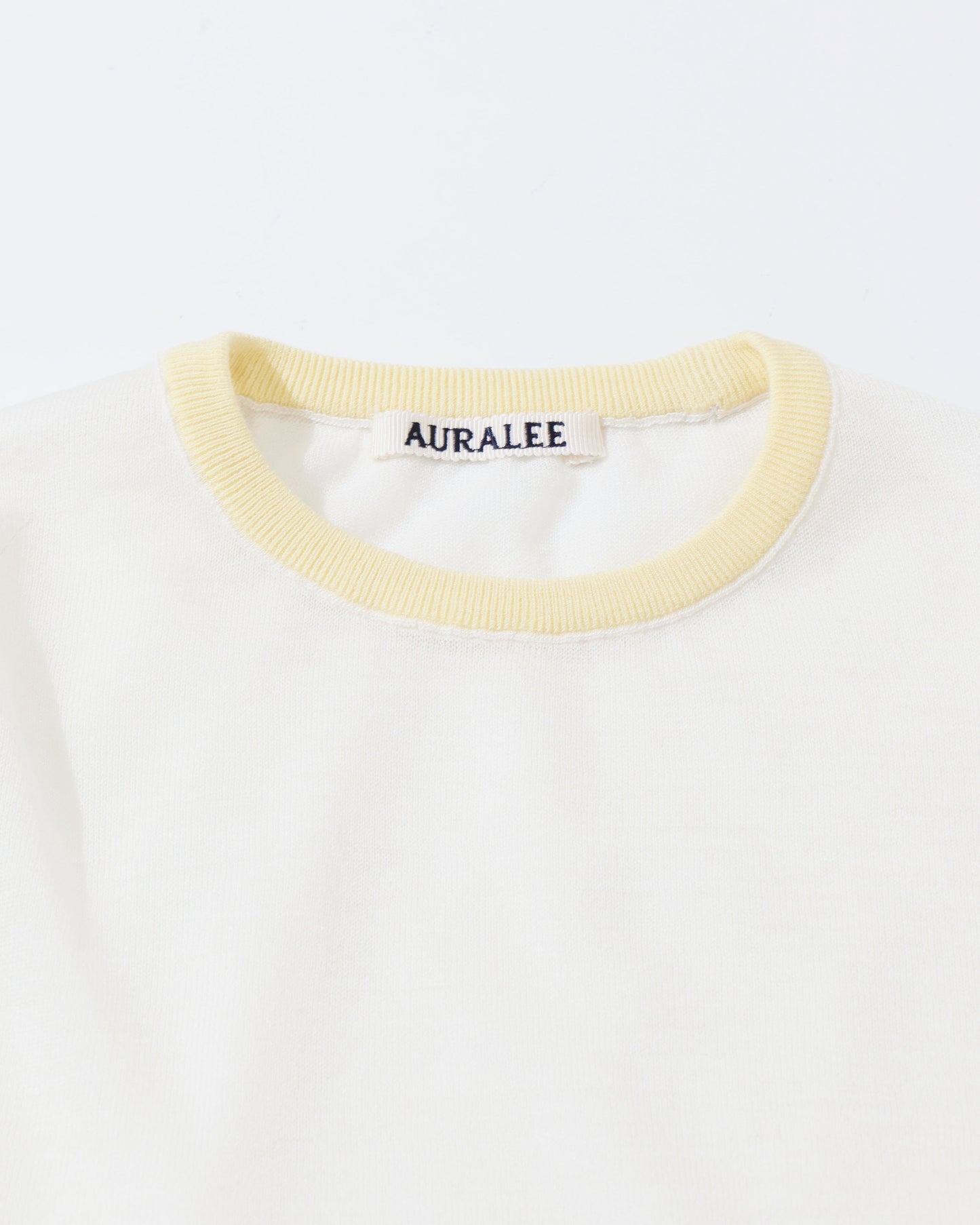 HARD TWIST HIGH GAUGE WOOL SILK KNIT TEE