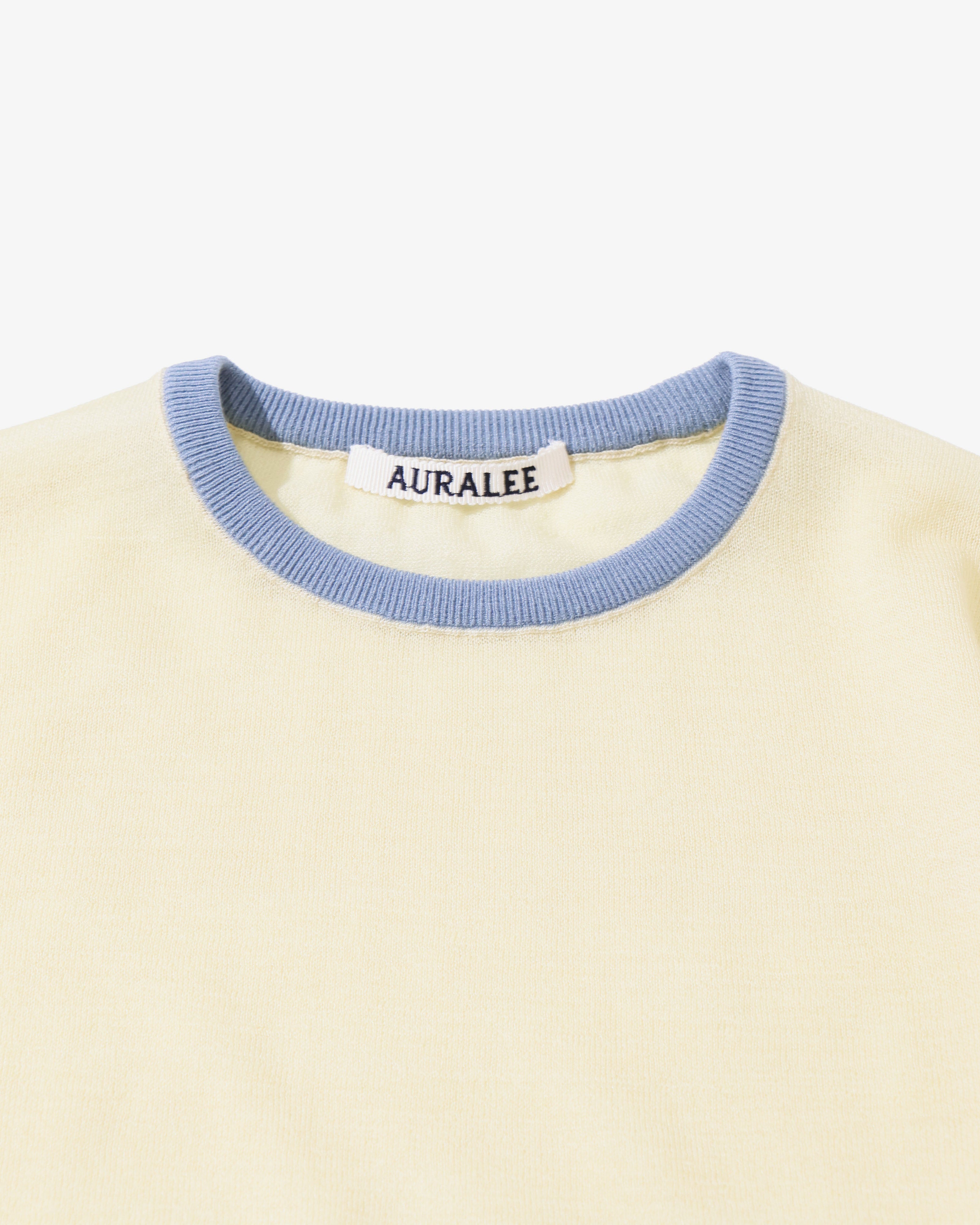 HARD TWIST HIGH GAUGE WOOL SILK KNIT TEE – TIME AFTER TIME