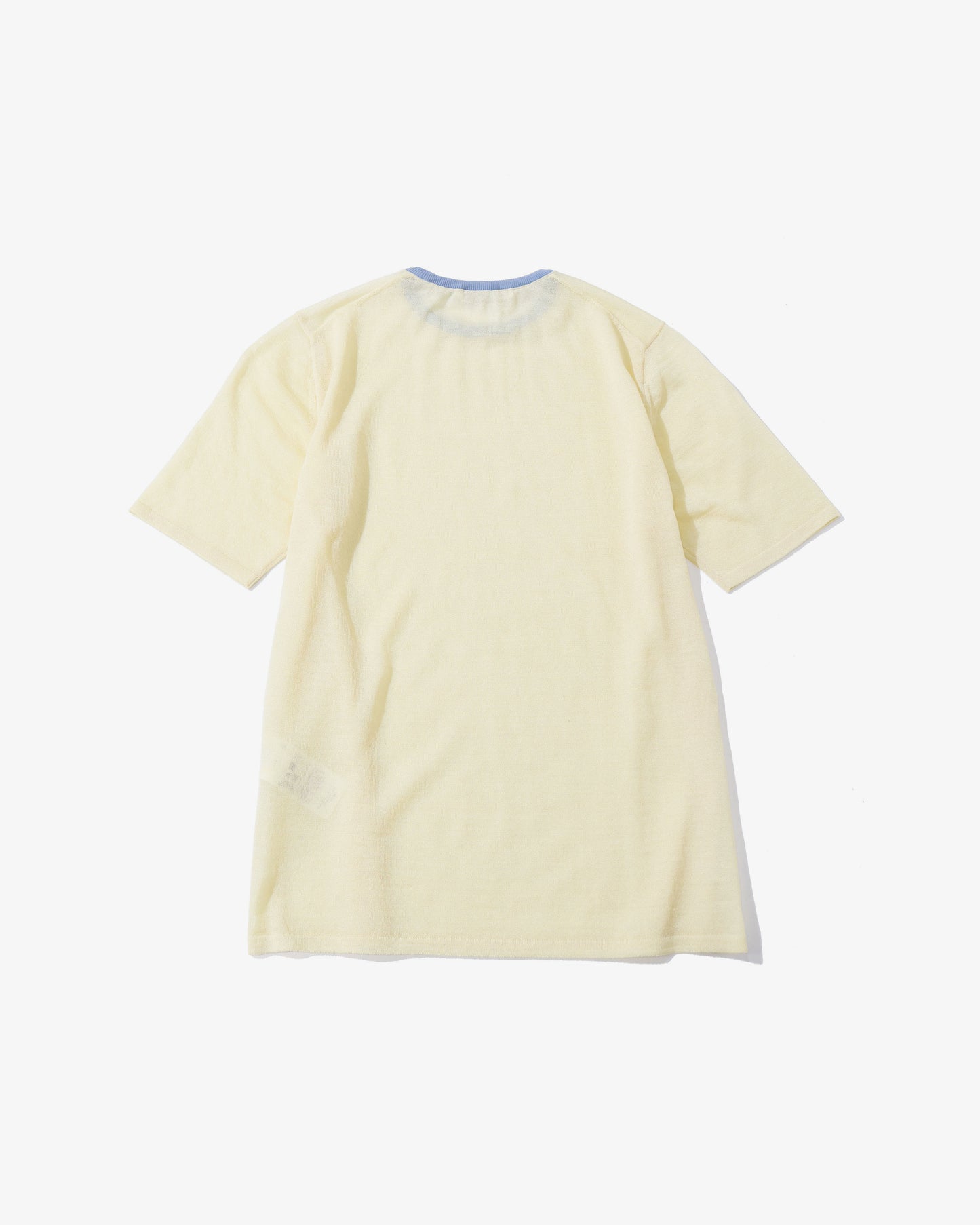 HARD TWIST HIGH GAUGE WOOL SILK KNIT TEE