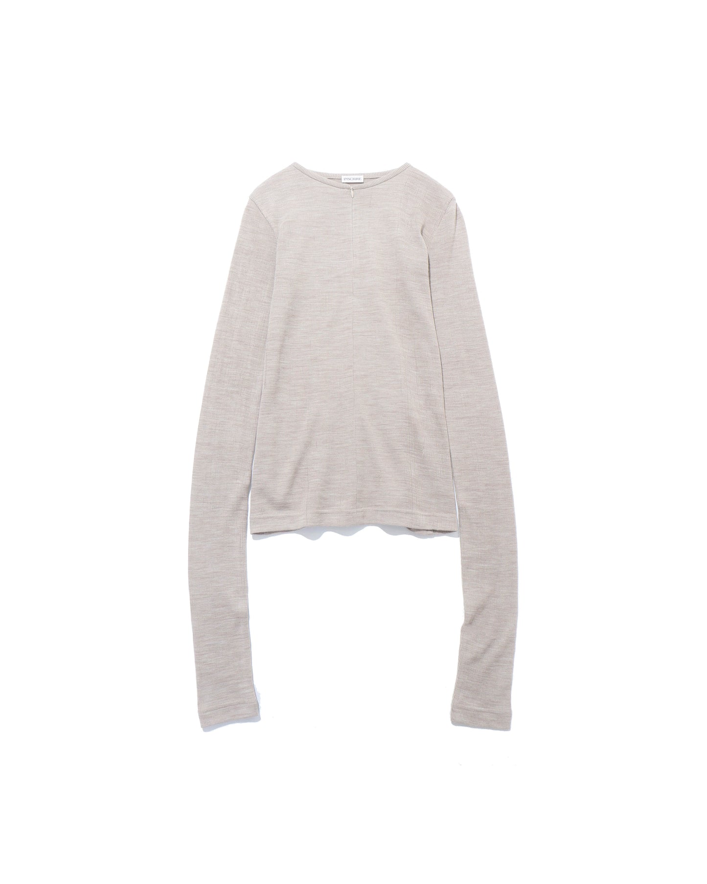 Plating Rib Zip Up Tee