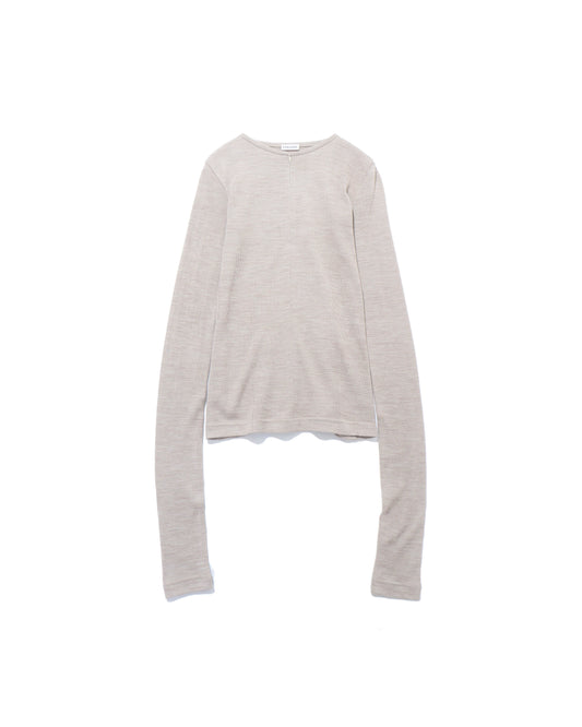 Plating Rib Zip Up Tee