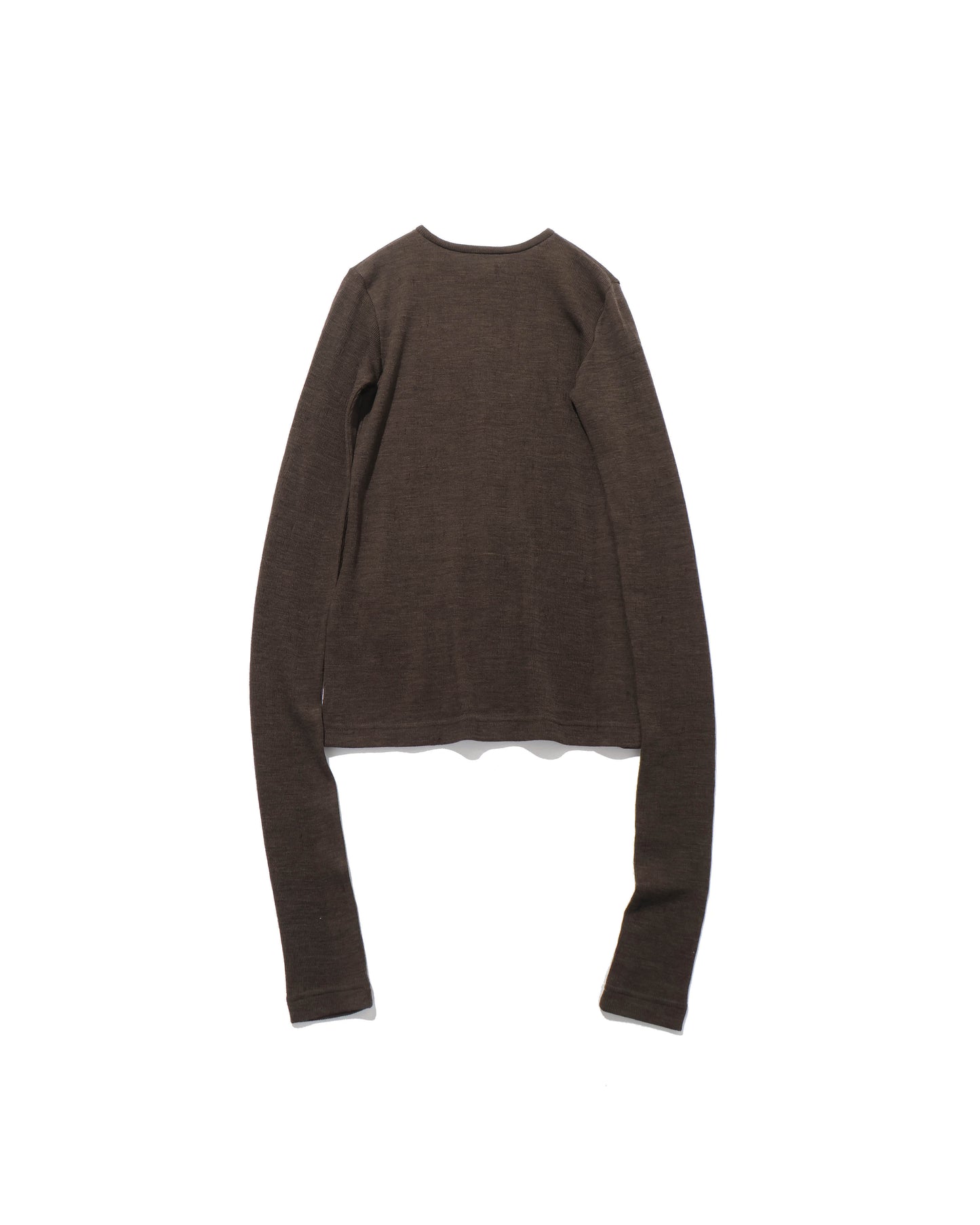 Plating Rib Zip Up Tee