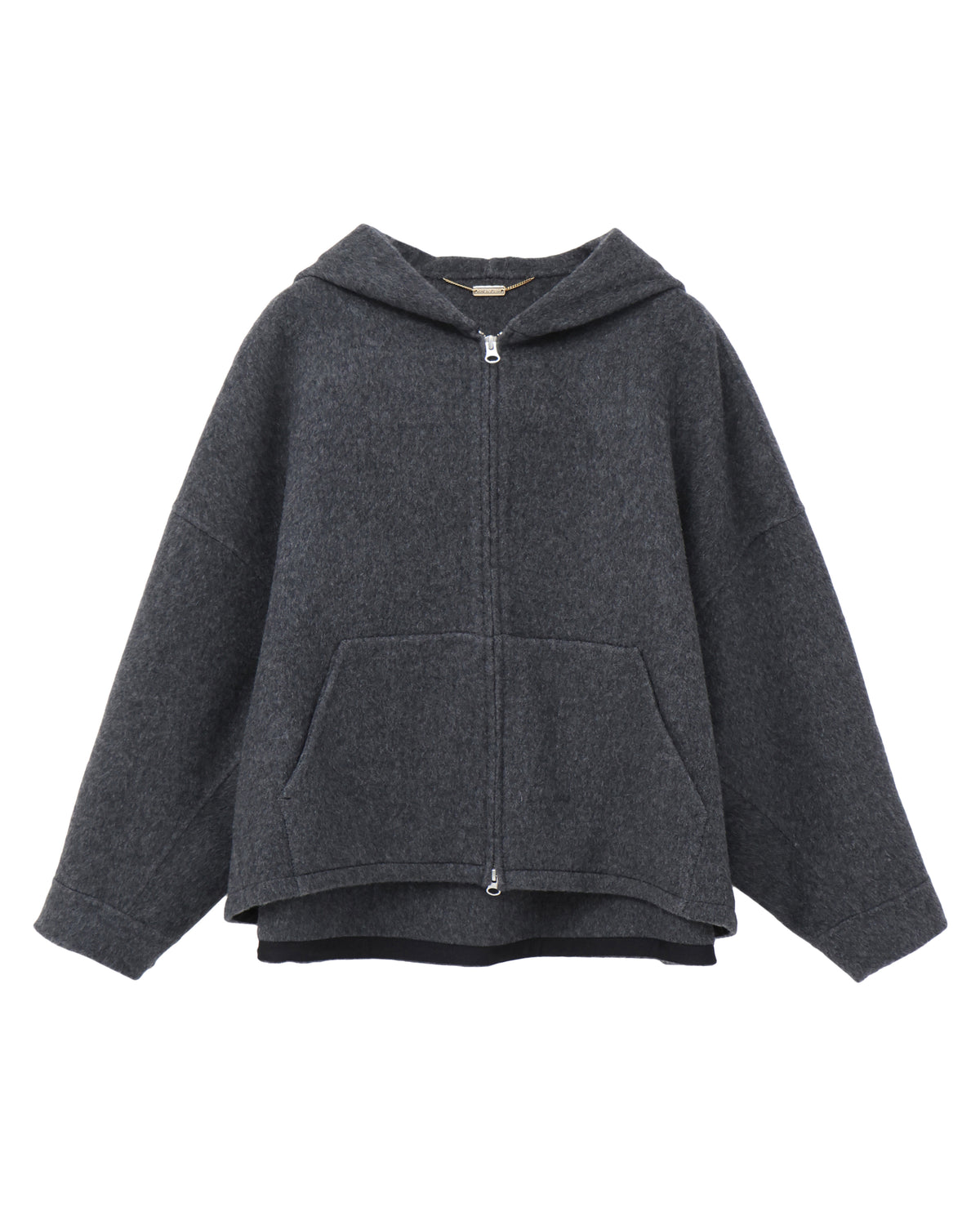 hooded short coat