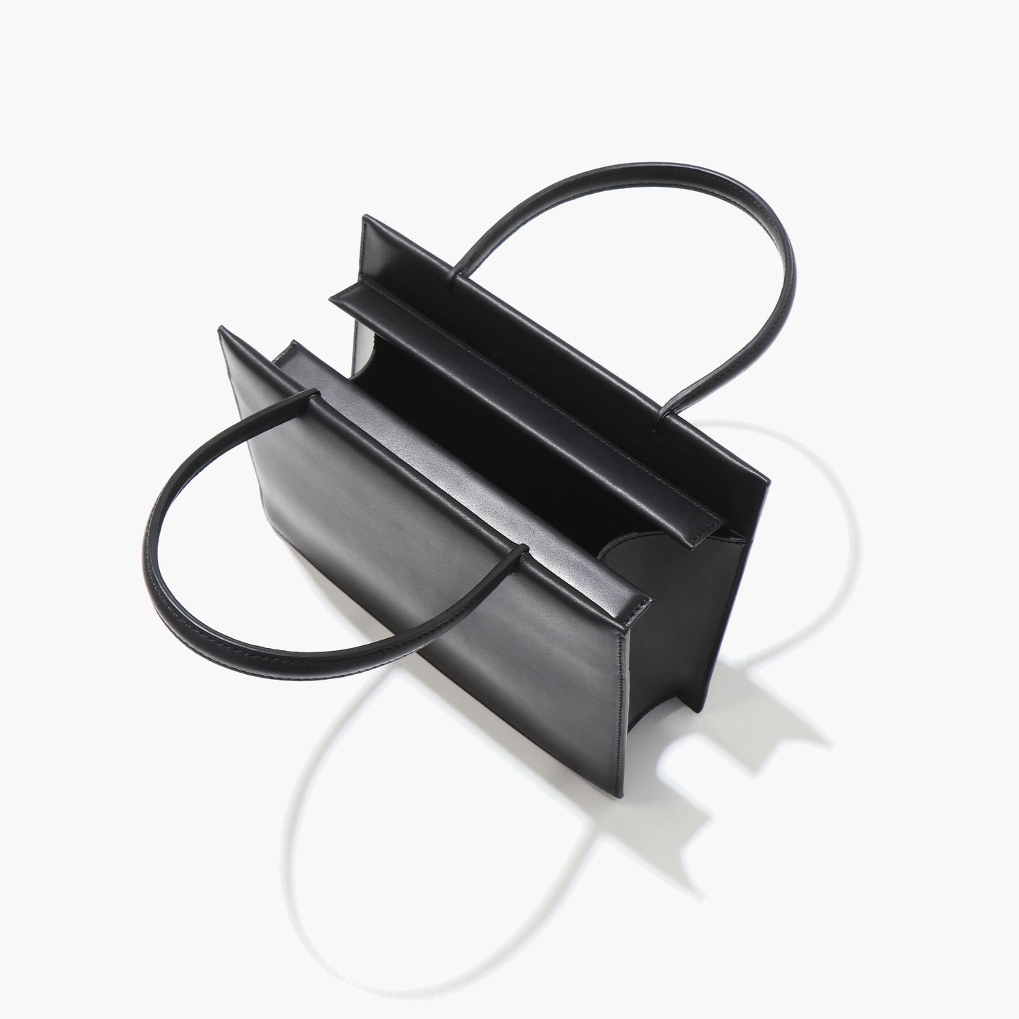 SQUARE-SHAPED TOTE BAG SHORT HANDLE : S
