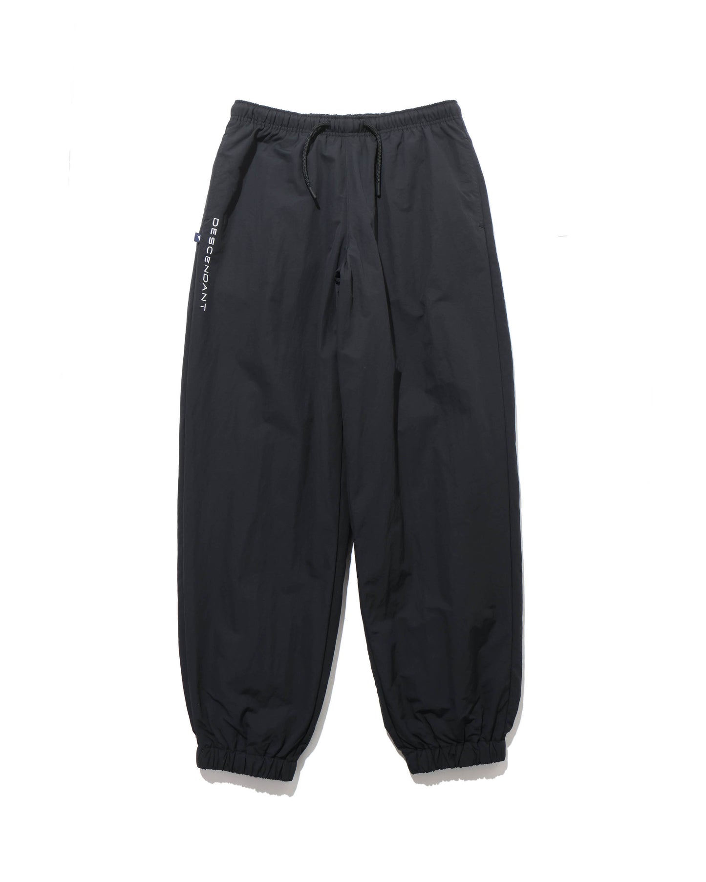 WHARF NYLON TROUSERS  BLACK