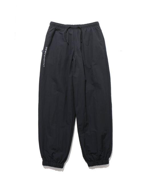 WHARF NYLON TROUSERS  BLACK