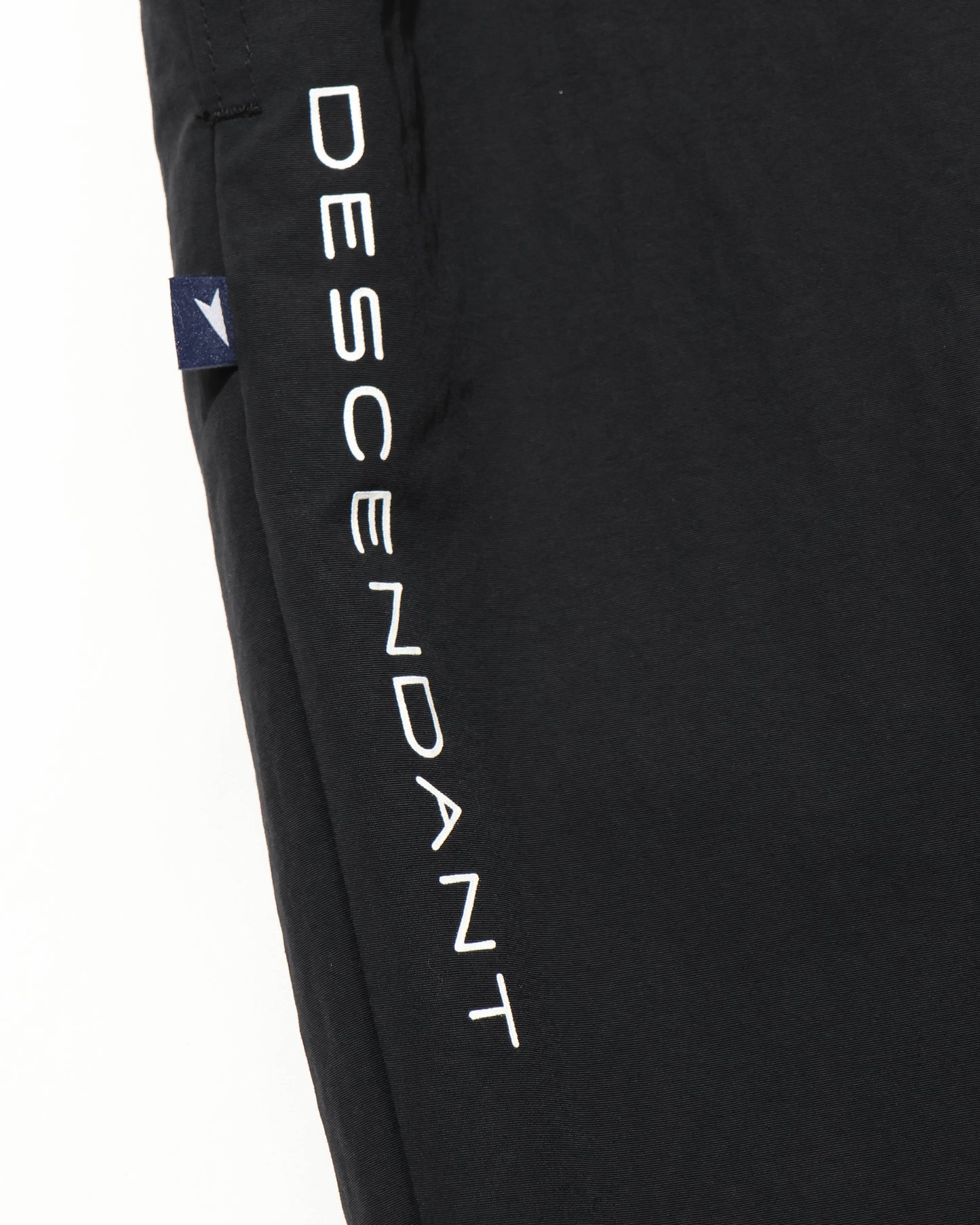 WHARF NYLON TROUSERS  BLACK