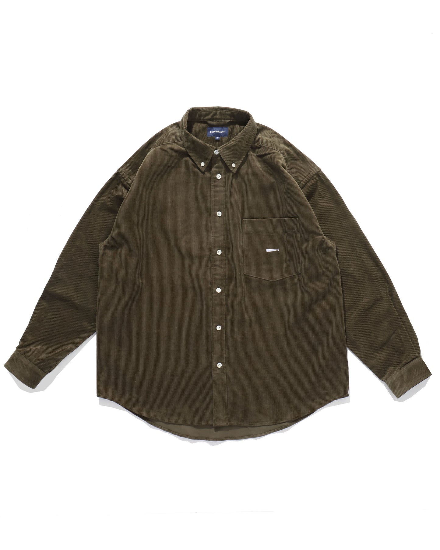 KENNEDY'S CORDUROY LS SHIRT  OLIVE DRAB