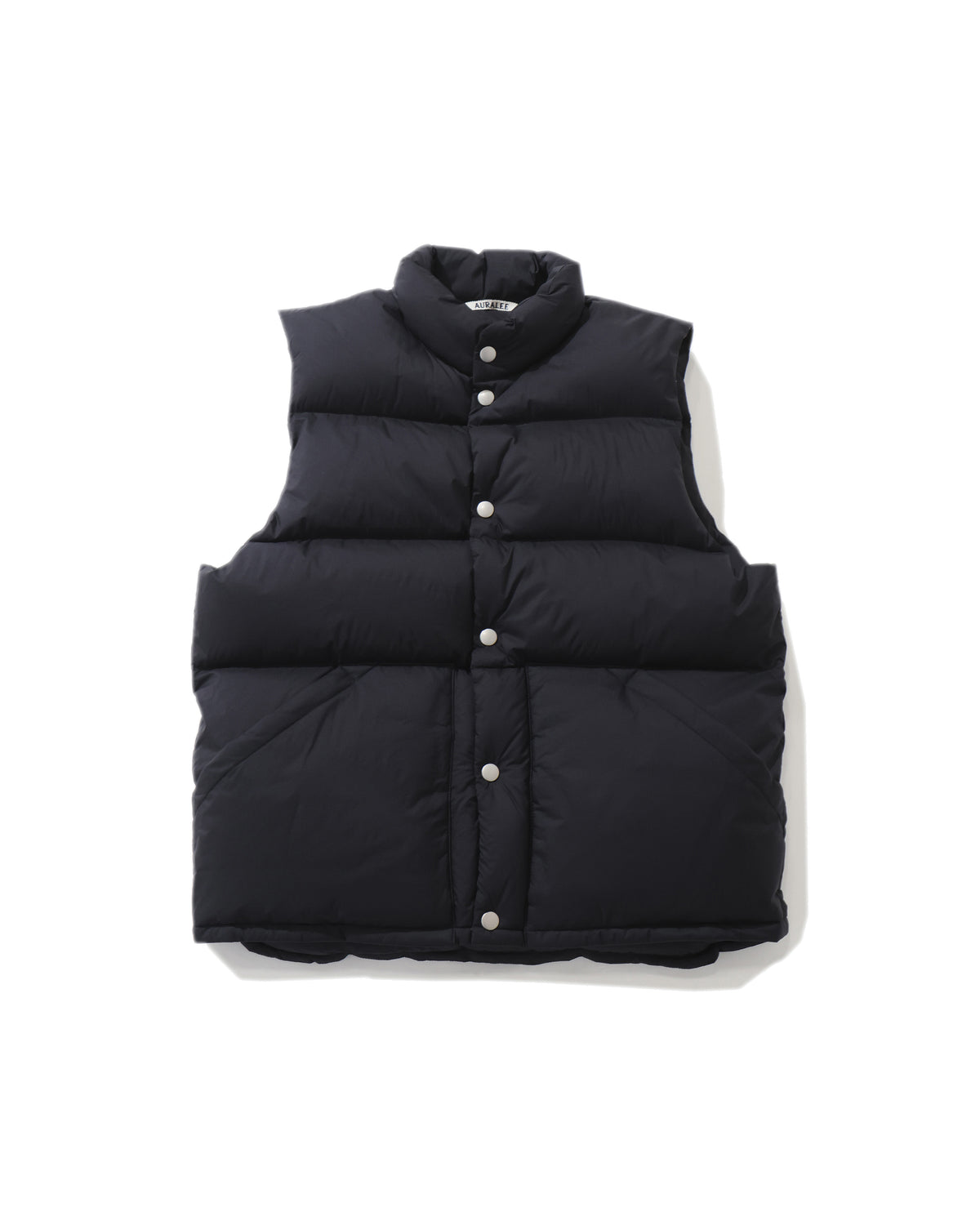 SUPER LIGHT NYLON RIPSTOP DOWN VEST BLACK
