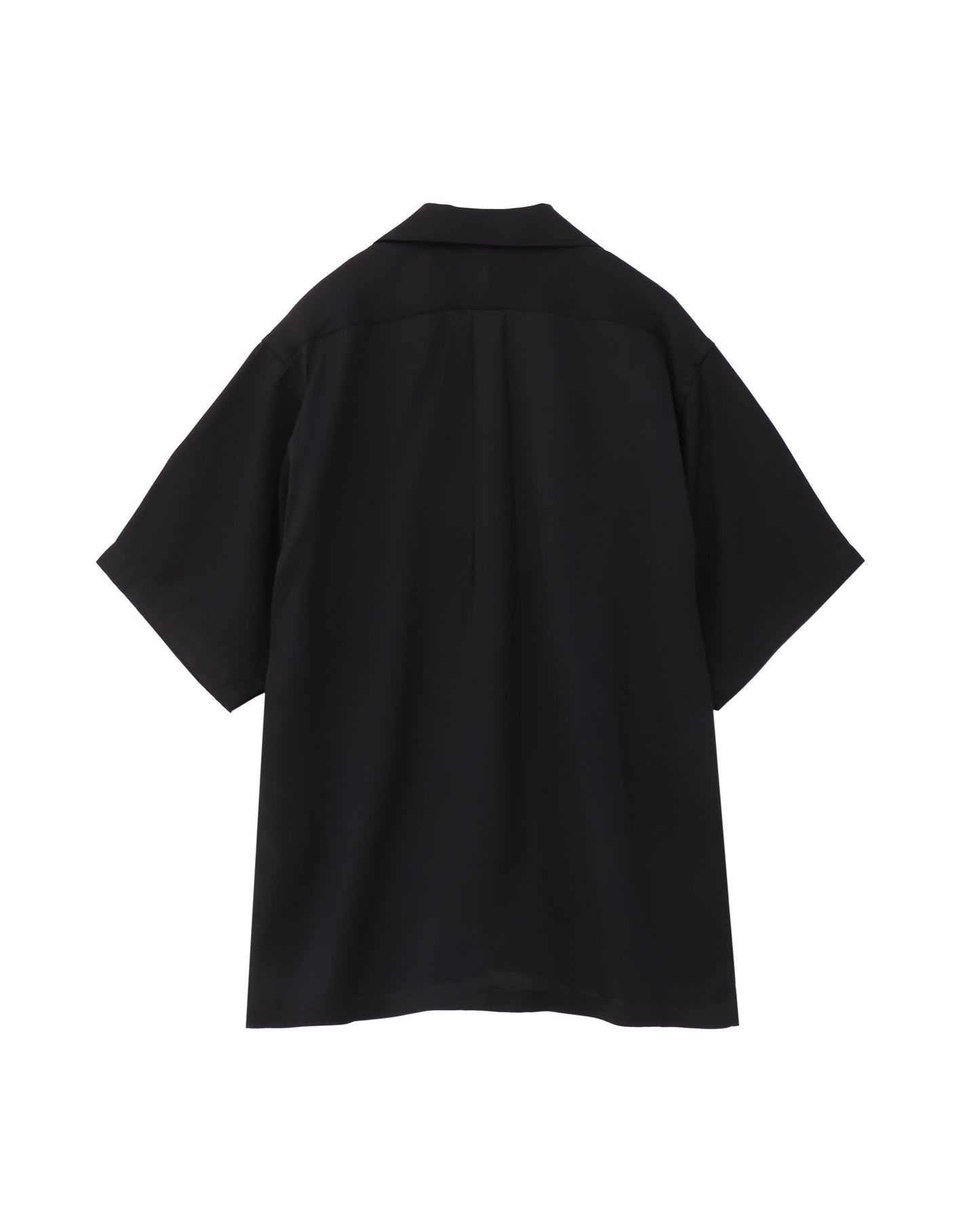 PIER OPEN COLLAR SS SHIRT  NAVY