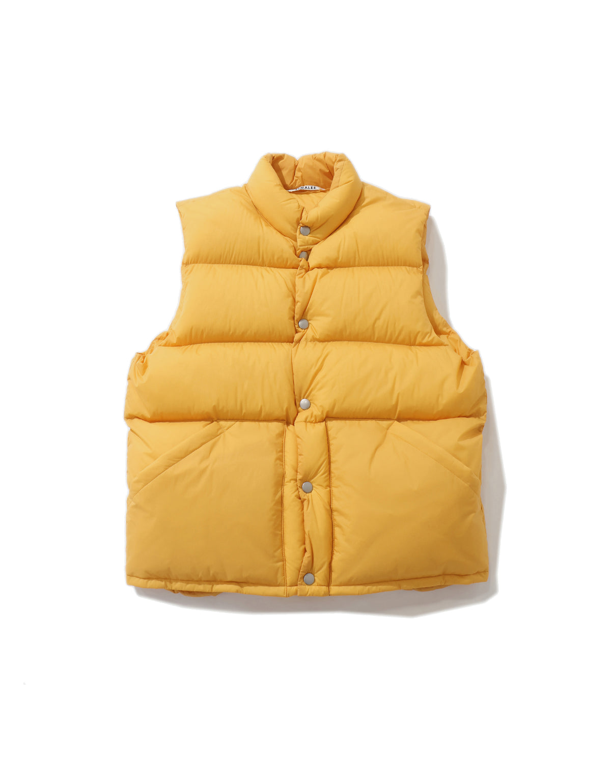 SUPER LIGHT NYLON RIPSTOP DOWN VEST LIGHT ORANGE
