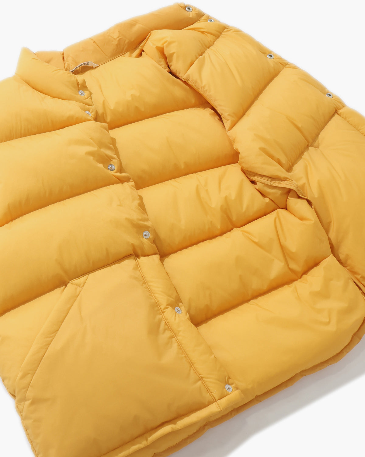SUPER LIGHT NYLON RIPSTOP DOWN VEST LIGHT ORANGE