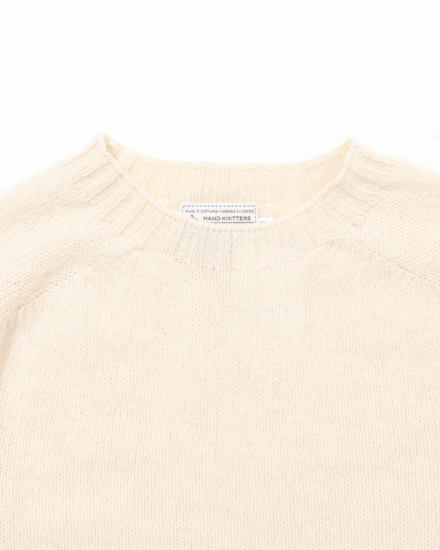 Shetland Crew Neck -CREAM-