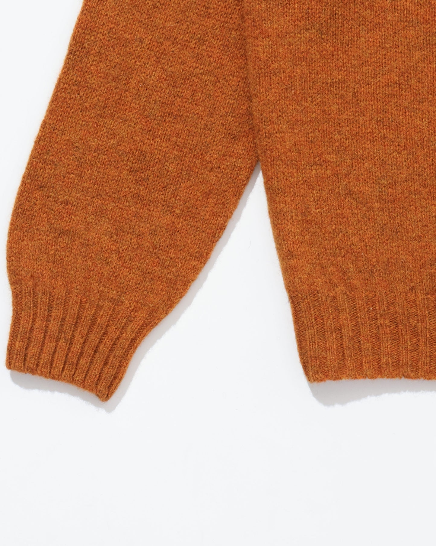 Shetland Crew Neck -VINTAGE ORANGE-