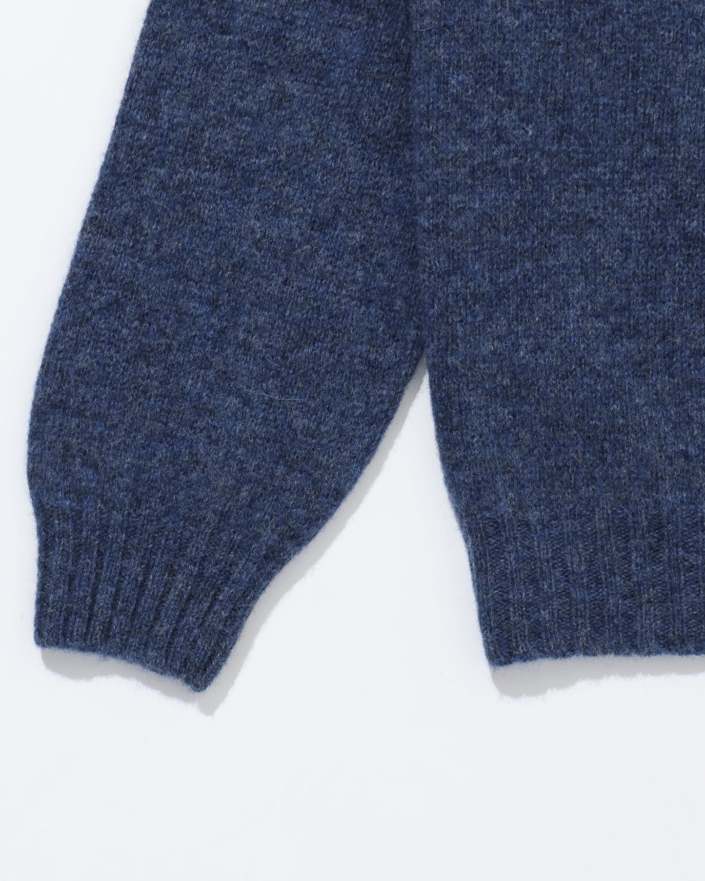 Shetland Crew Neck -DENIM-