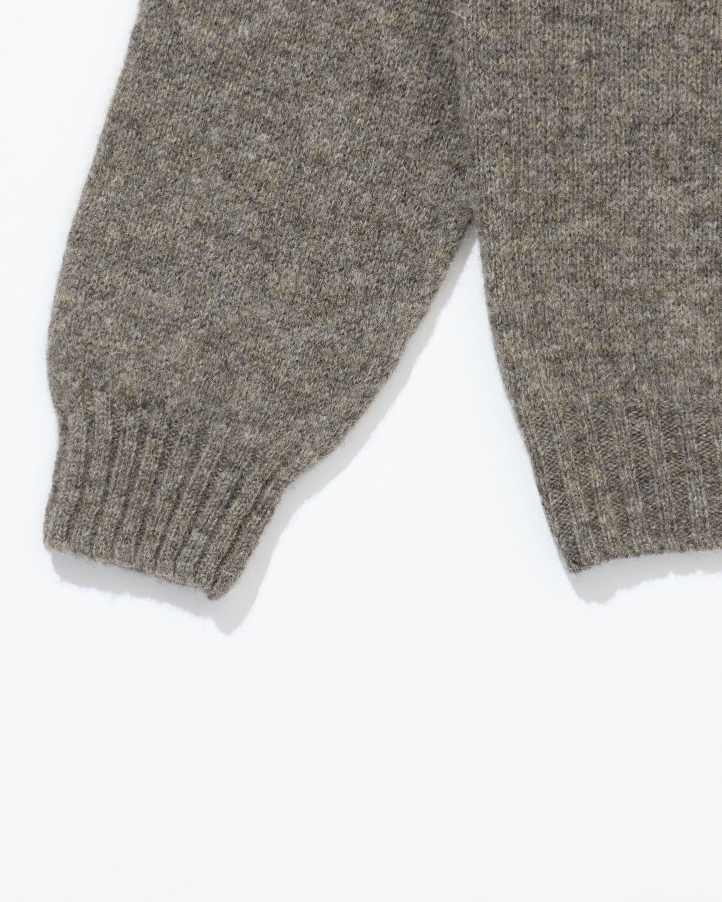 Shetland Crew Neck -OYSTER-