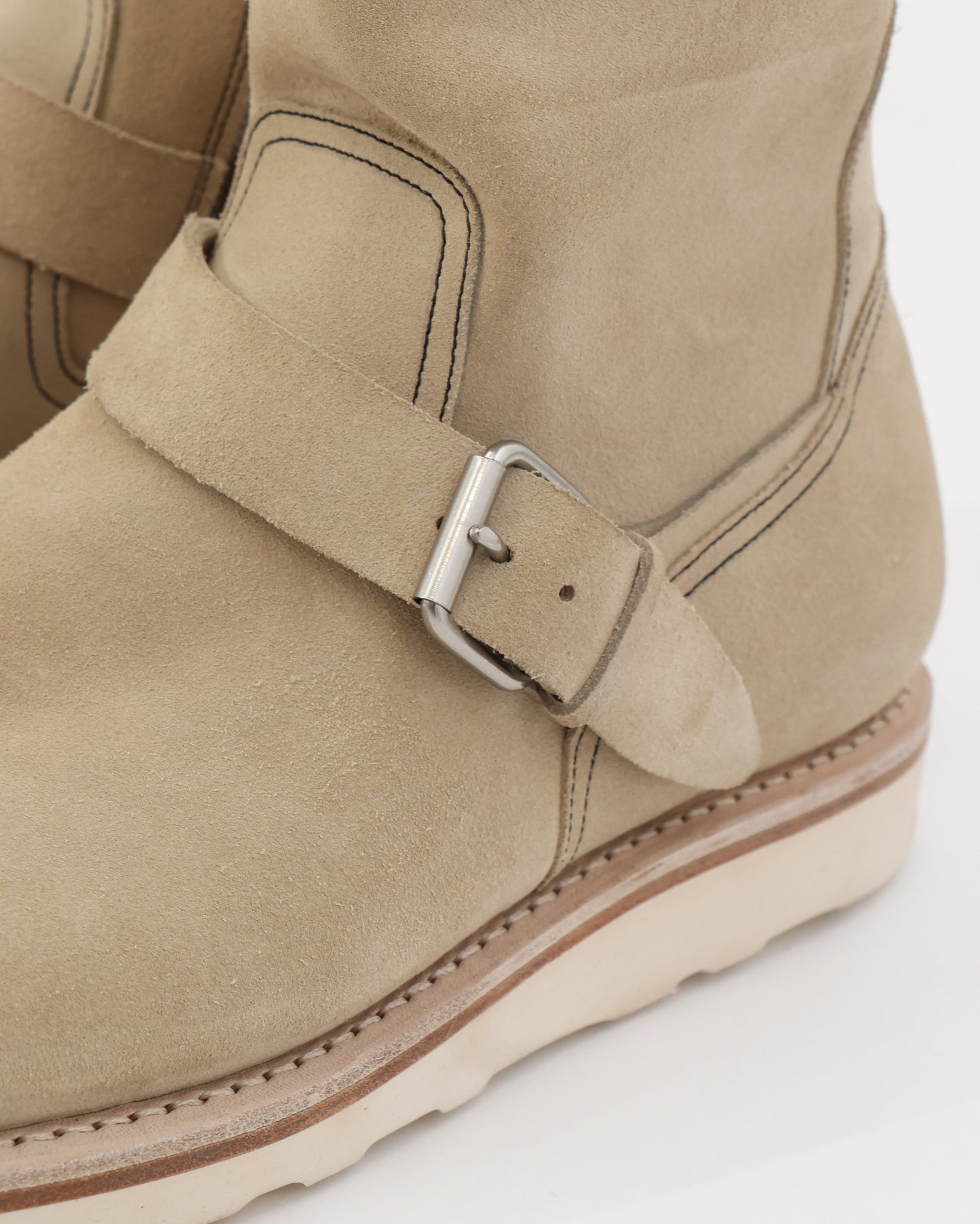 BIKER ZIP UP BOOTS COW LEATHER