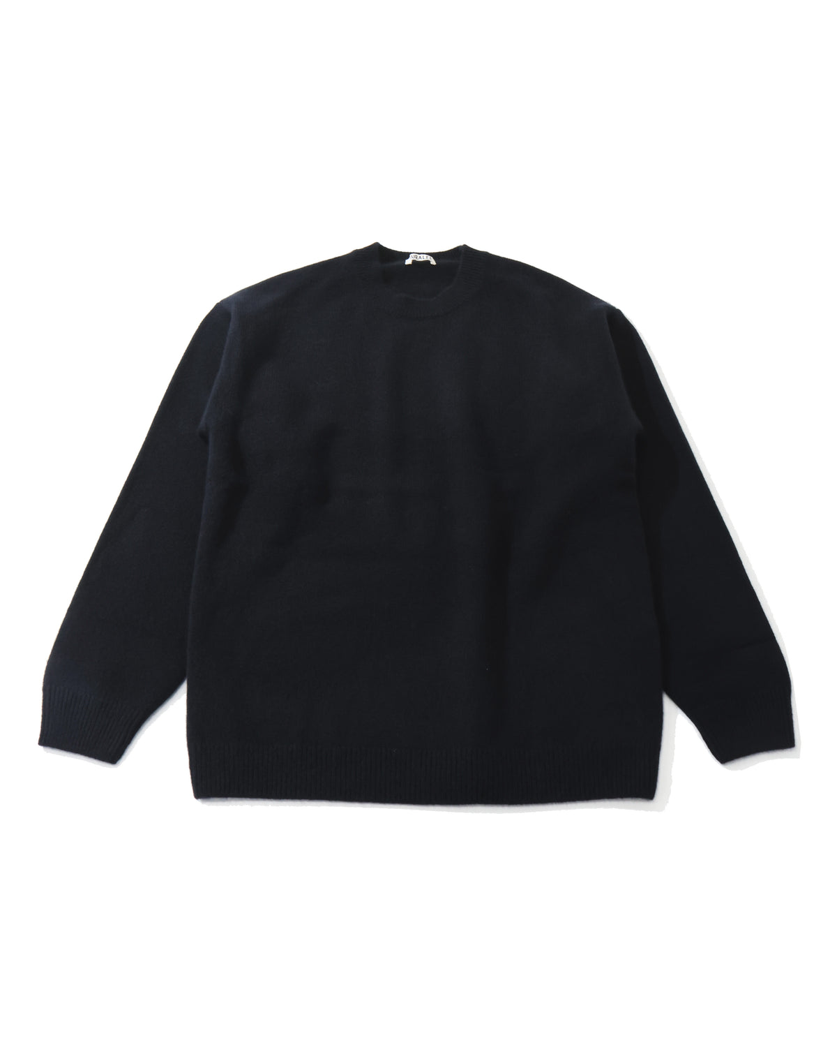 BABY CASHMERE KNIT P/O TOP BLACK