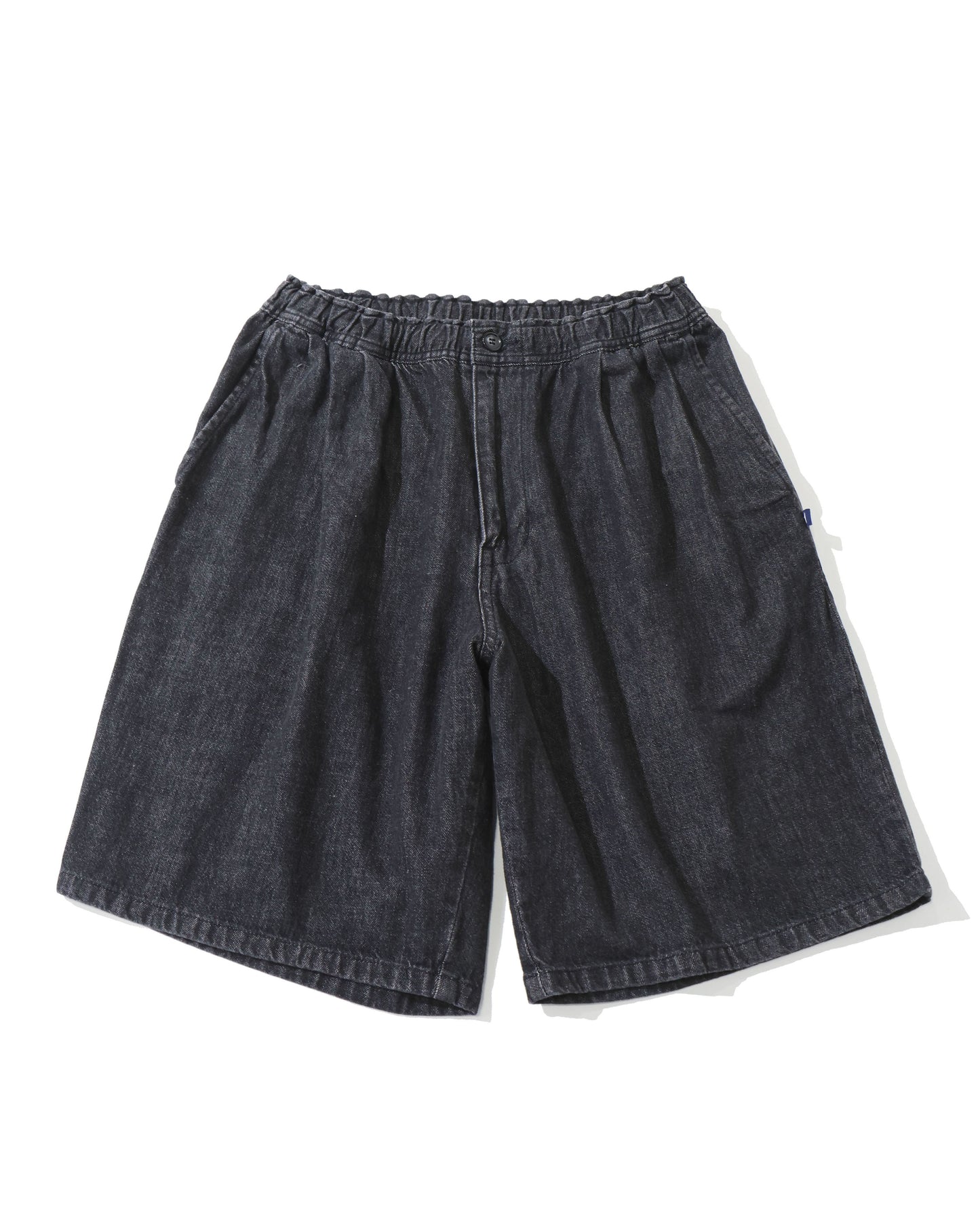 JERRY DENIM SHORTS  BLACK