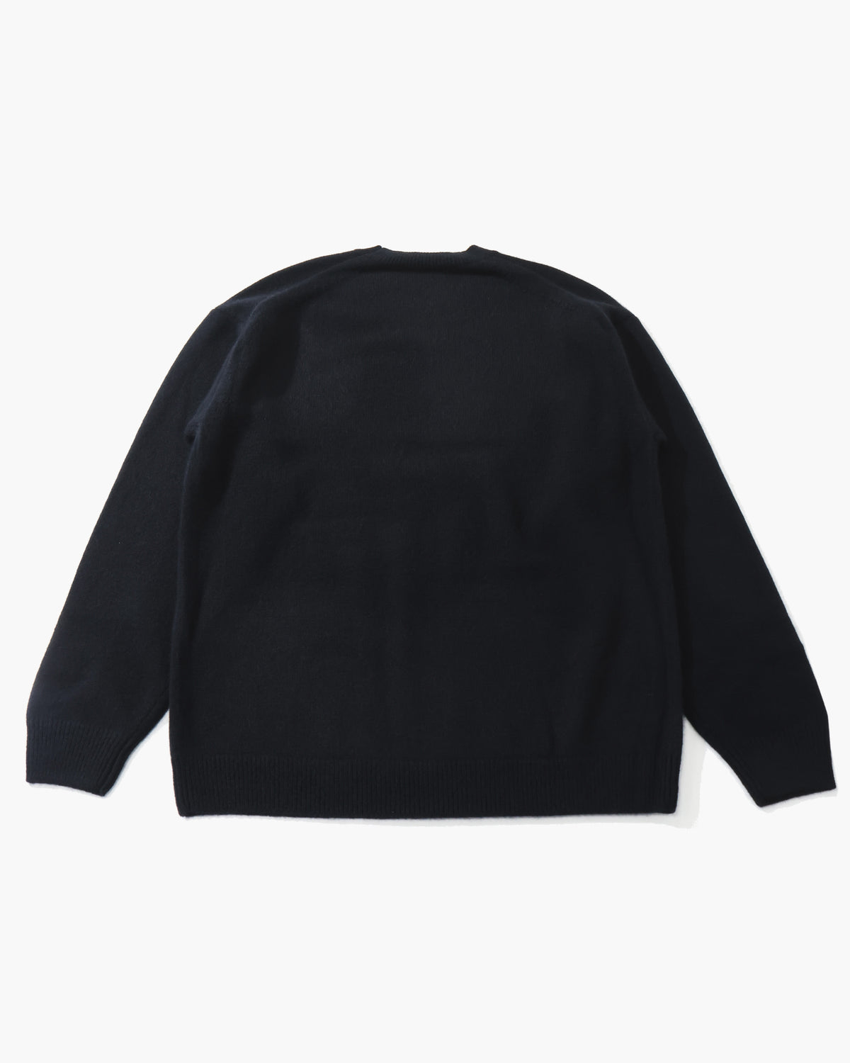 BABY CASHMERE KNIT P/O TOP BLACK
