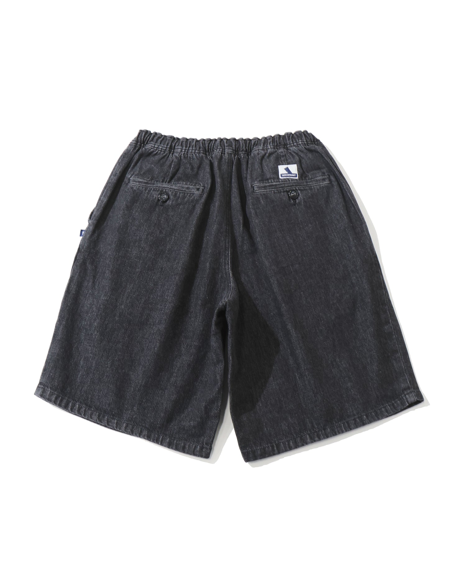 JERRY DENIM SHORTS  BLACK