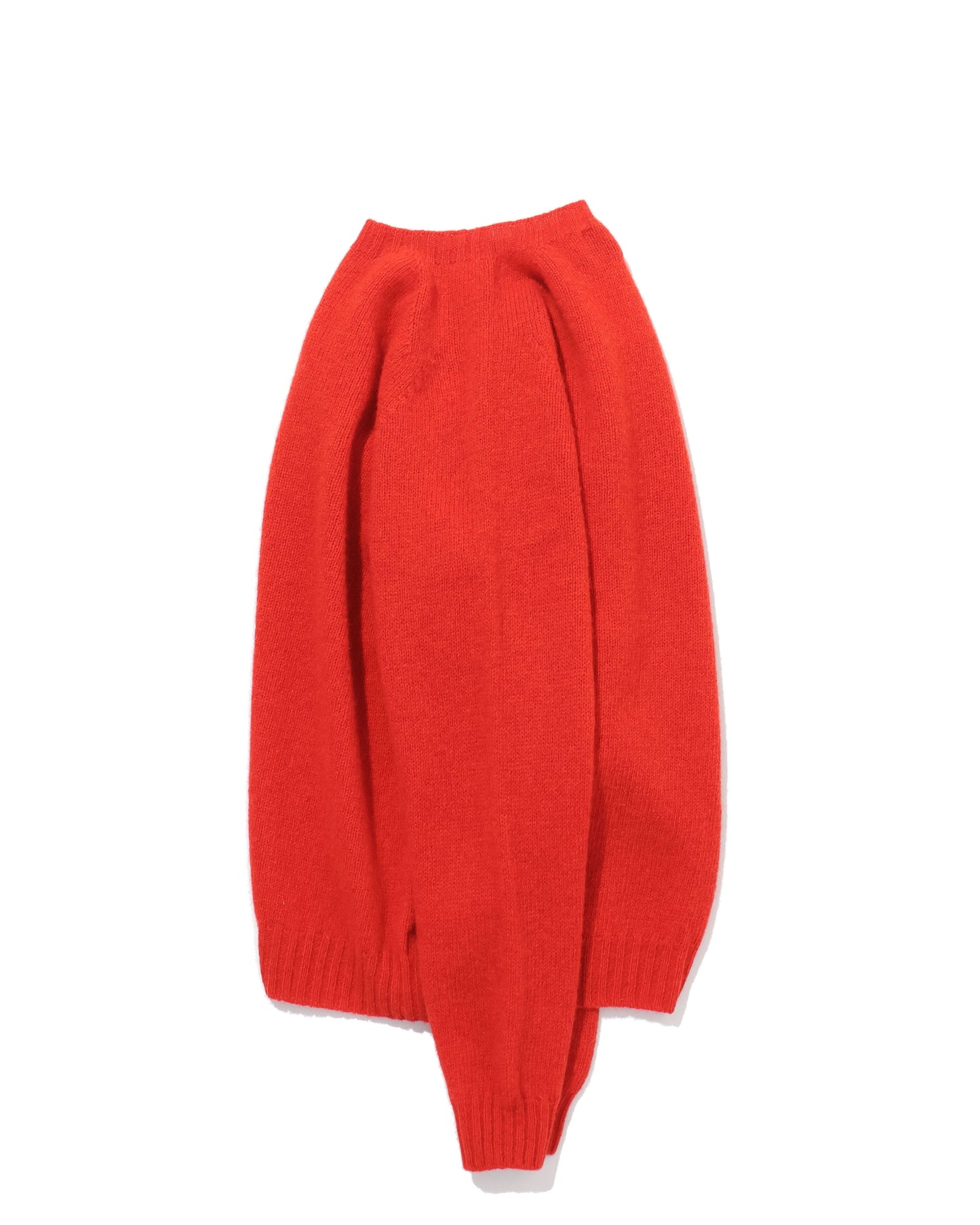 Shetland Crew Neck -SCARLET-