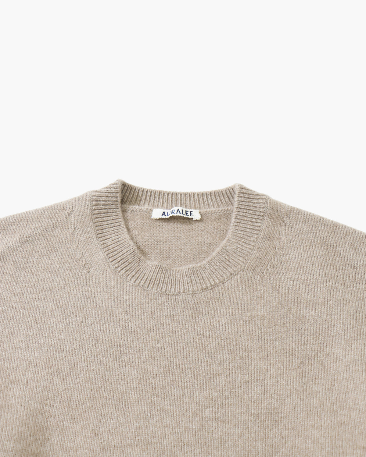 BABY CASHMERE KNIT P/O NATURAL BROWN
