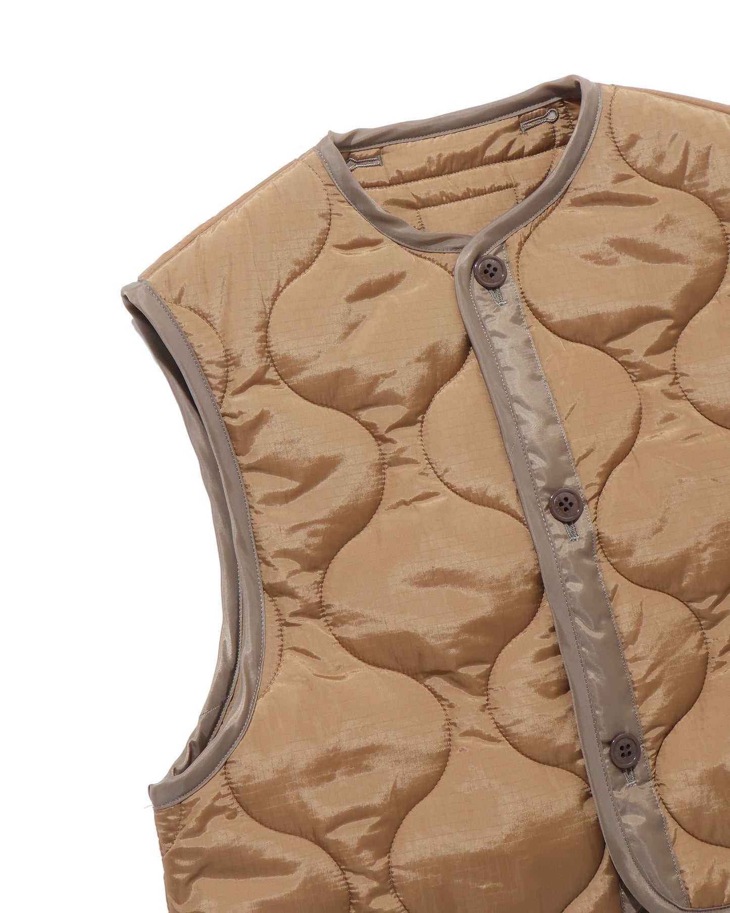 QUILTED CROPPED VEST 17539