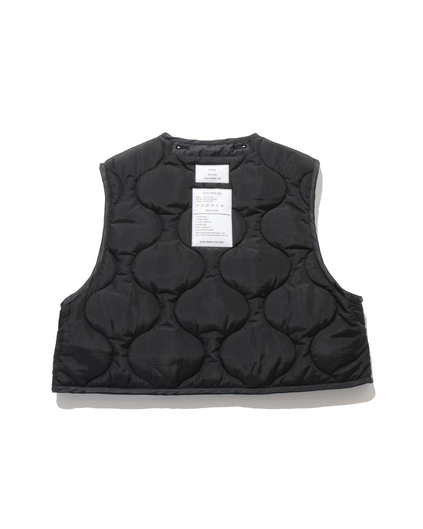 QUILTED CROPPED VEST 17539