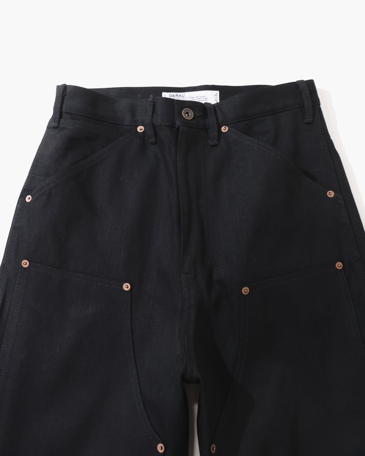 "Painter" Rigid Denim Wide Pants