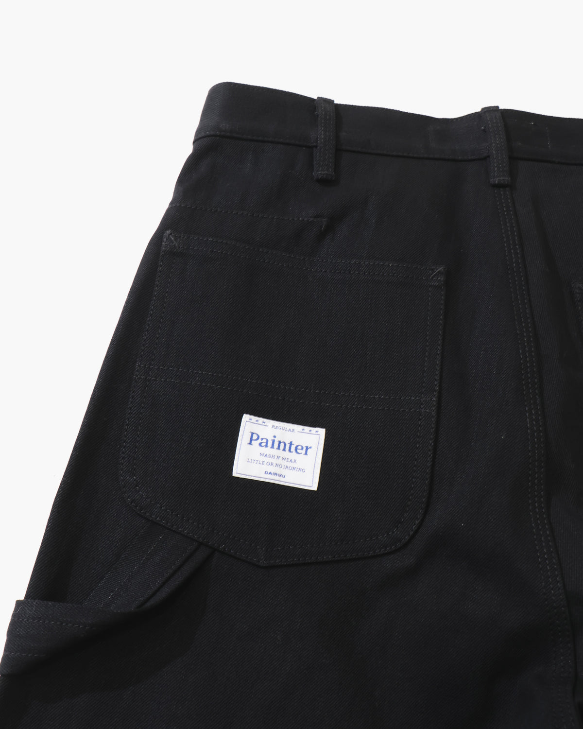 "Painter" Rigid Denim Wide Pants