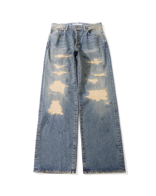 "Straight" Vintage Repair Denim Pants