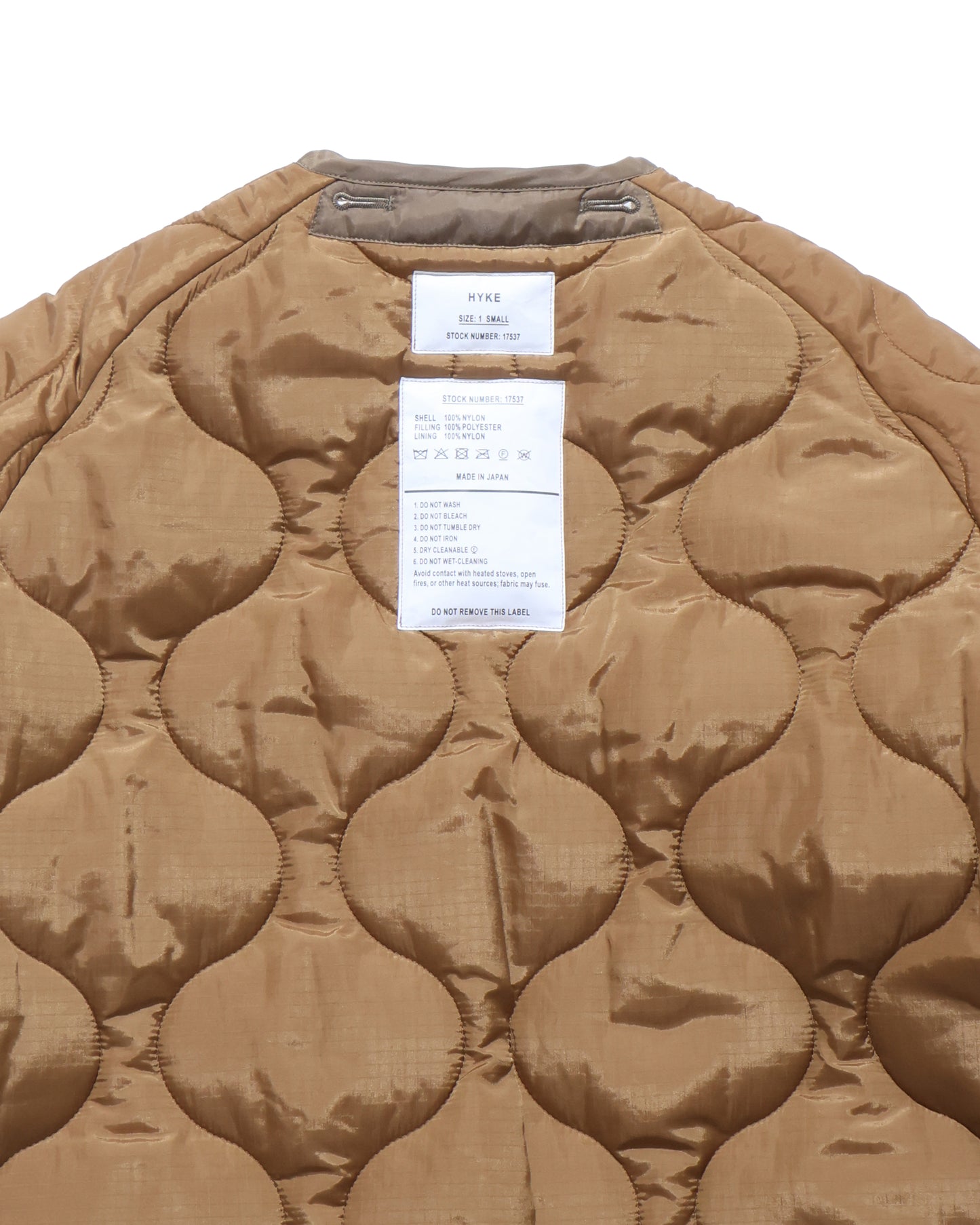 QUILTED LINER COAT 17537