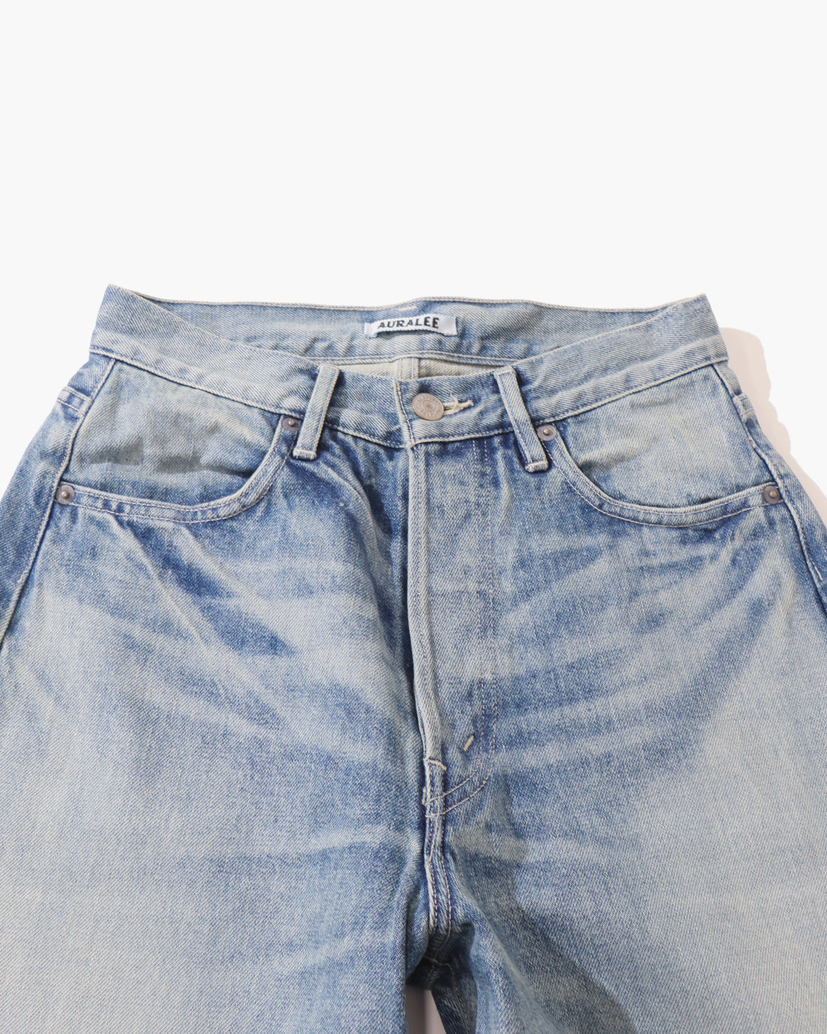 SELVEDGE FADED HEAVY DENIM PANTS
