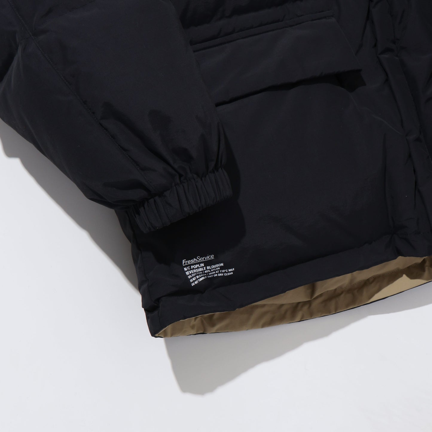 N/C POPLIN REVERSIBLE BLOUSON