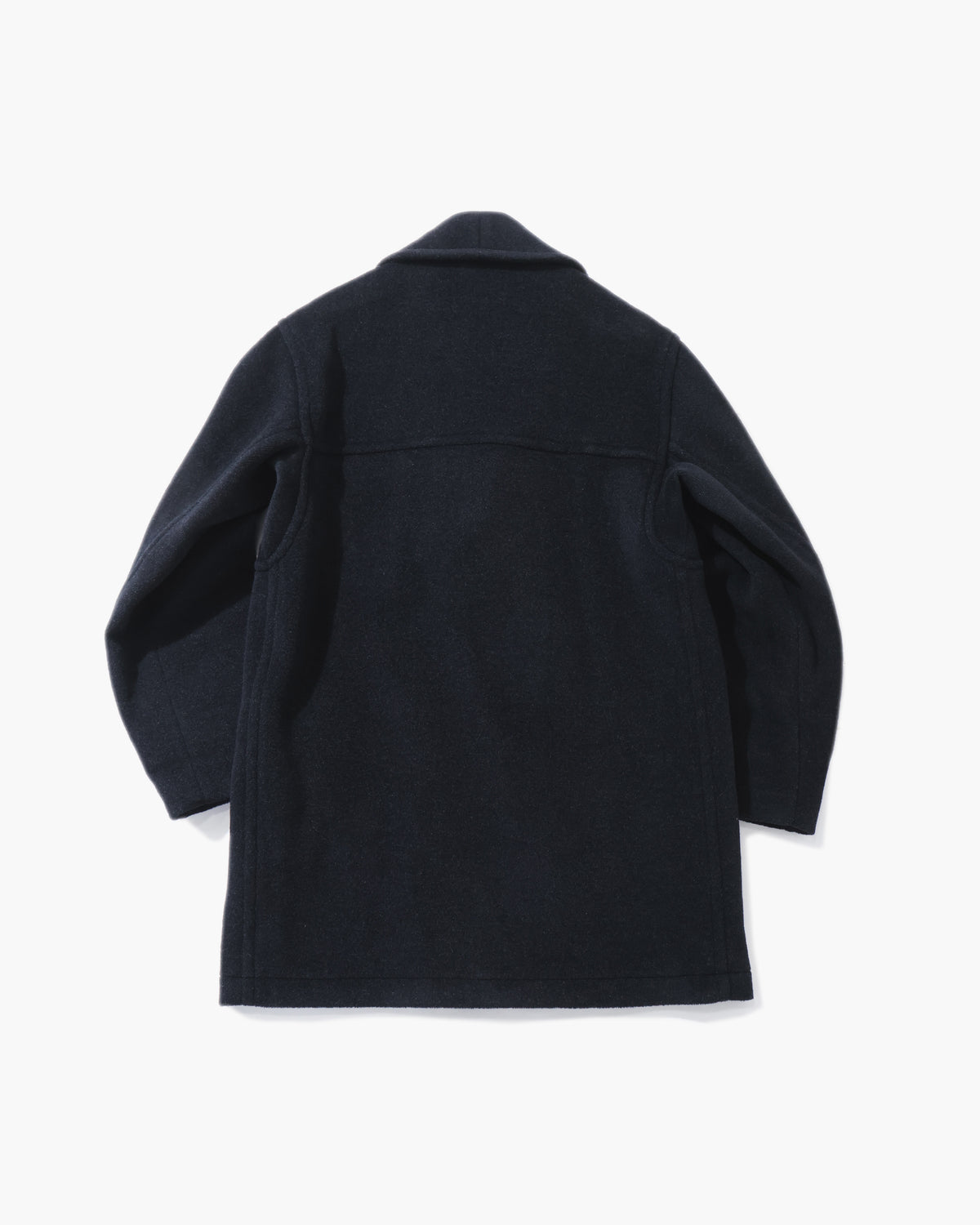 WOOL HERRINGBONE SHAWL COLLAR COAT