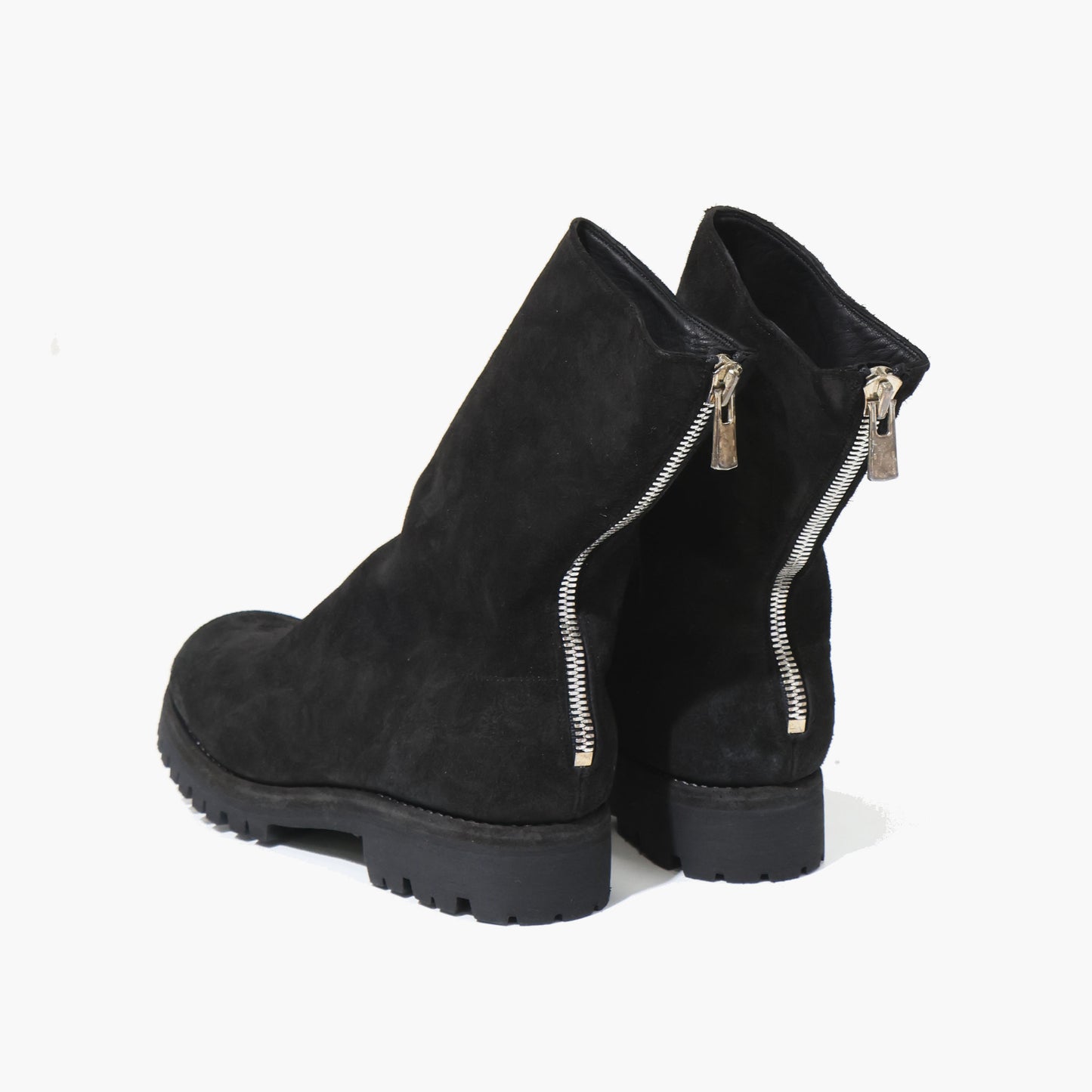 BACK ZIP HIGH BOOT , SOLE RUBBER 788VX M   HORSE REVERSE