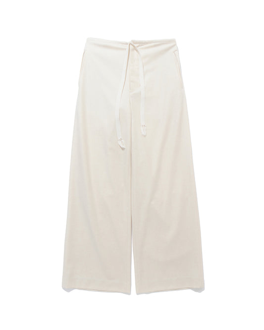 WOOL FULLING FLANNEL DRAWSTRING PANTS