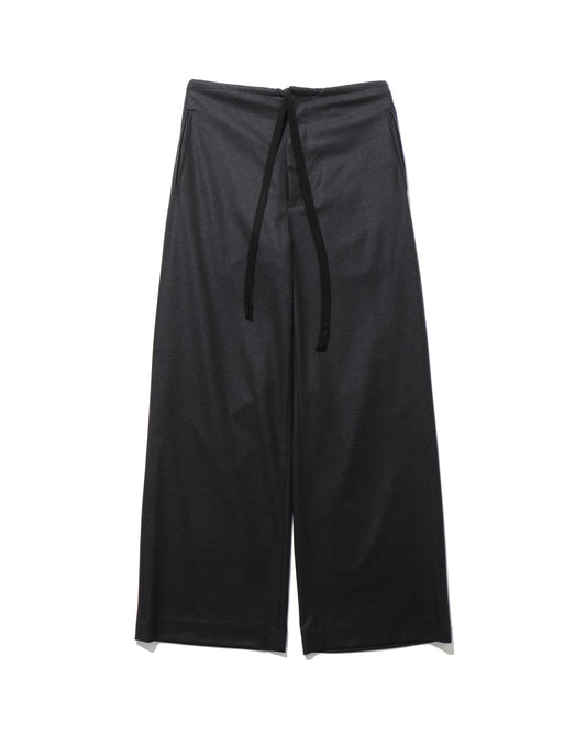 WOOL FULLING FLANNEL DRAWSTRING PANTS